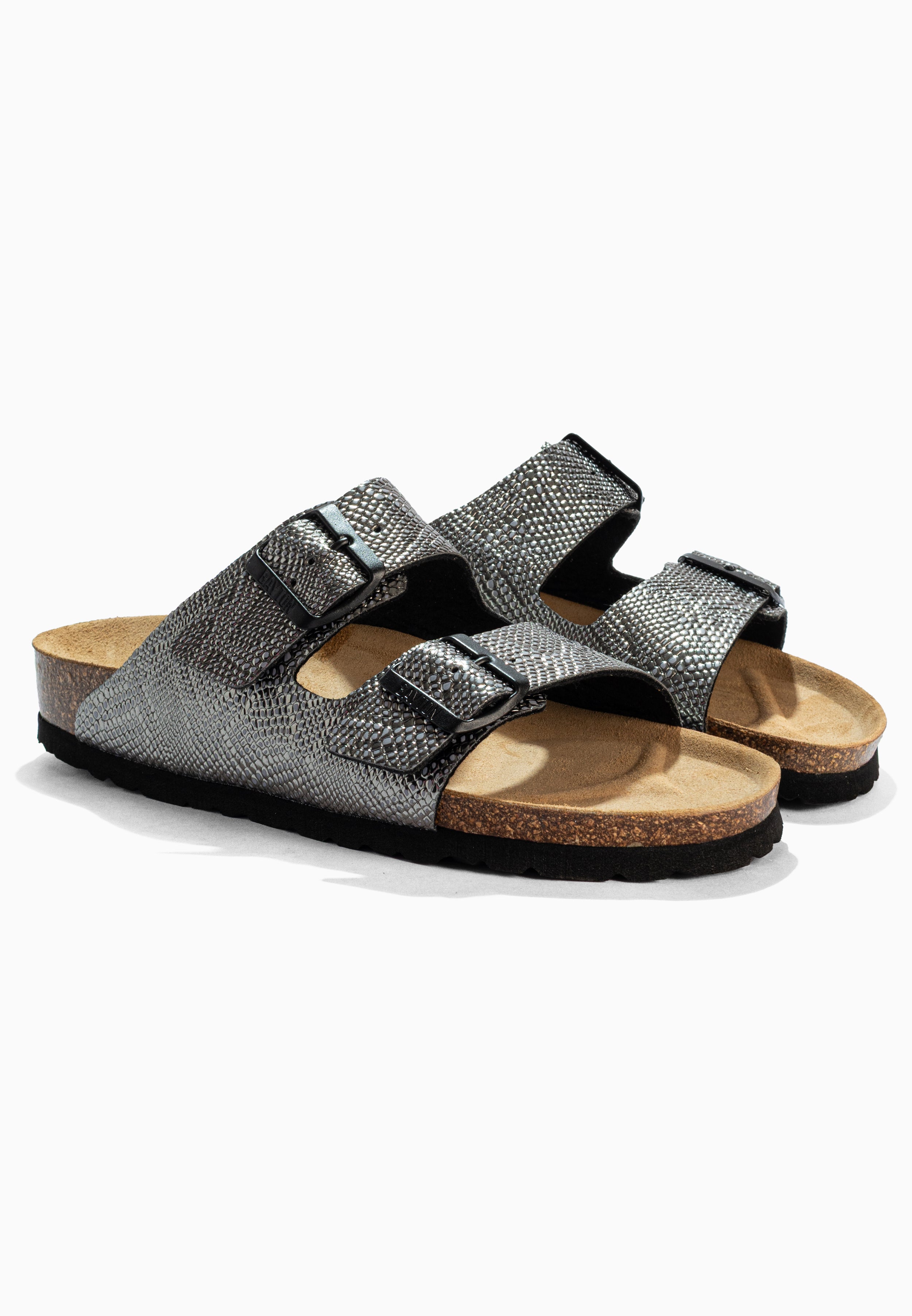 Atlas Black 2 Strap Sandals
