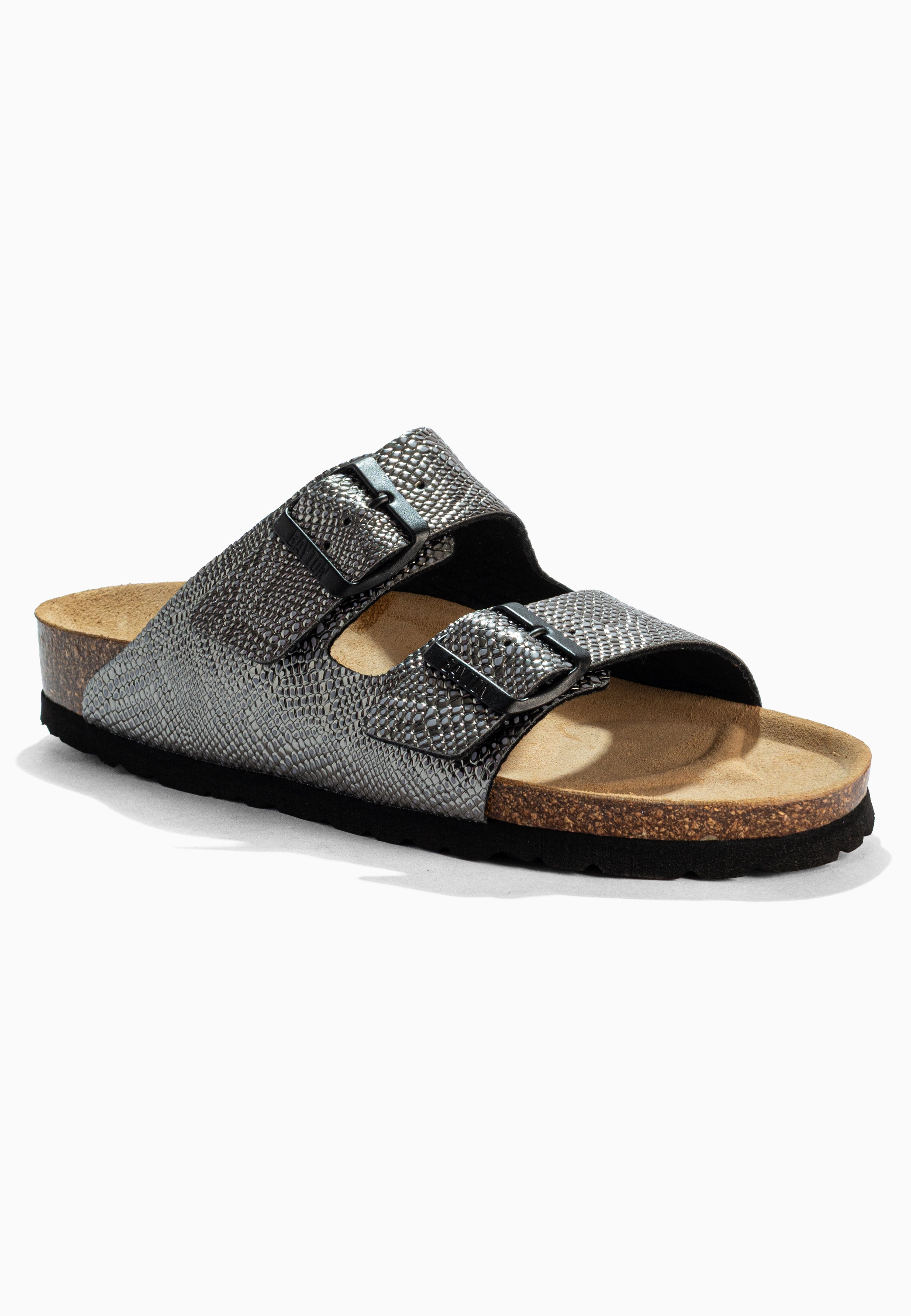Atlas Black 2 Strap Sandals