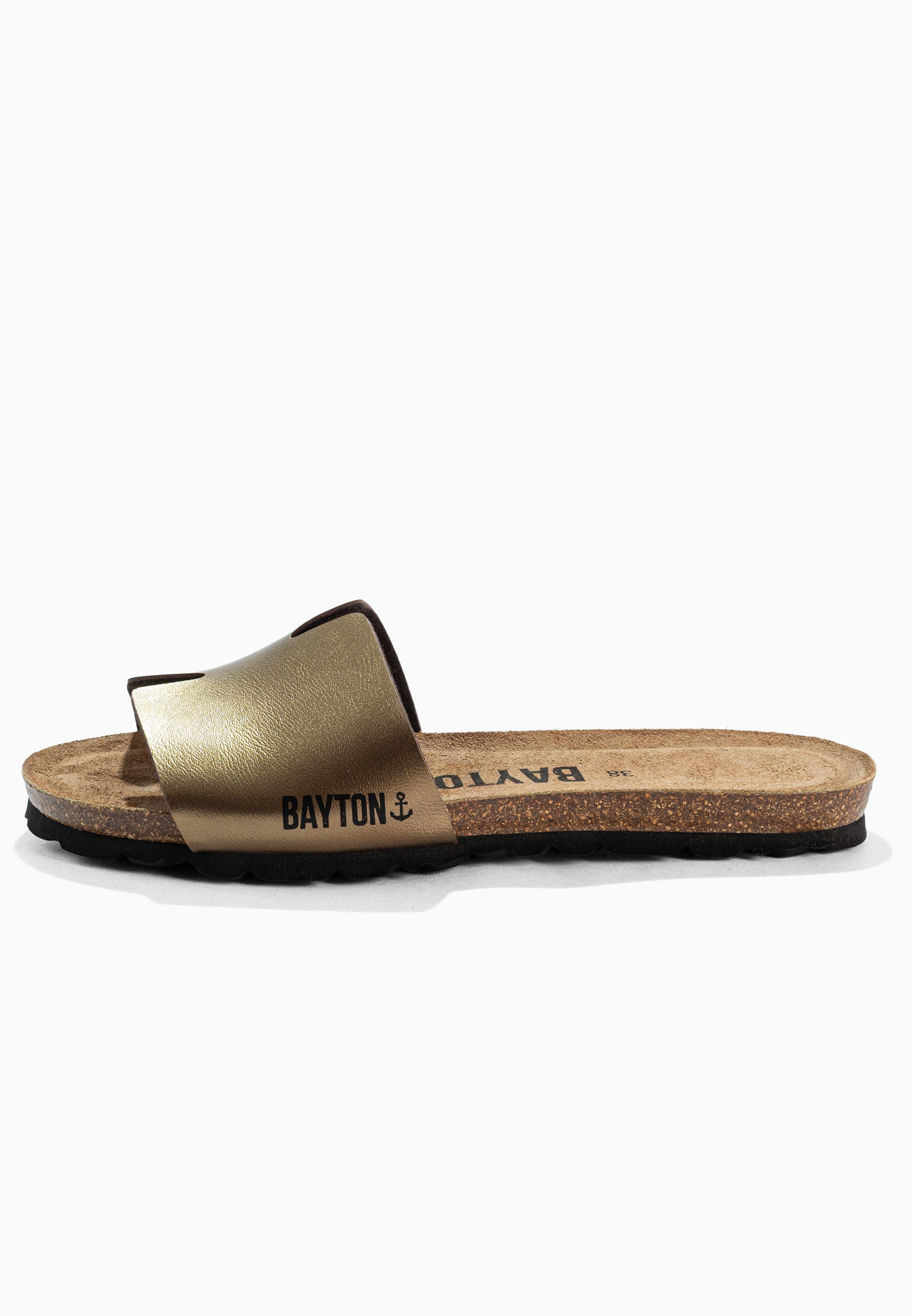 Djilian Slim Bronze 1 Strap Sandals
