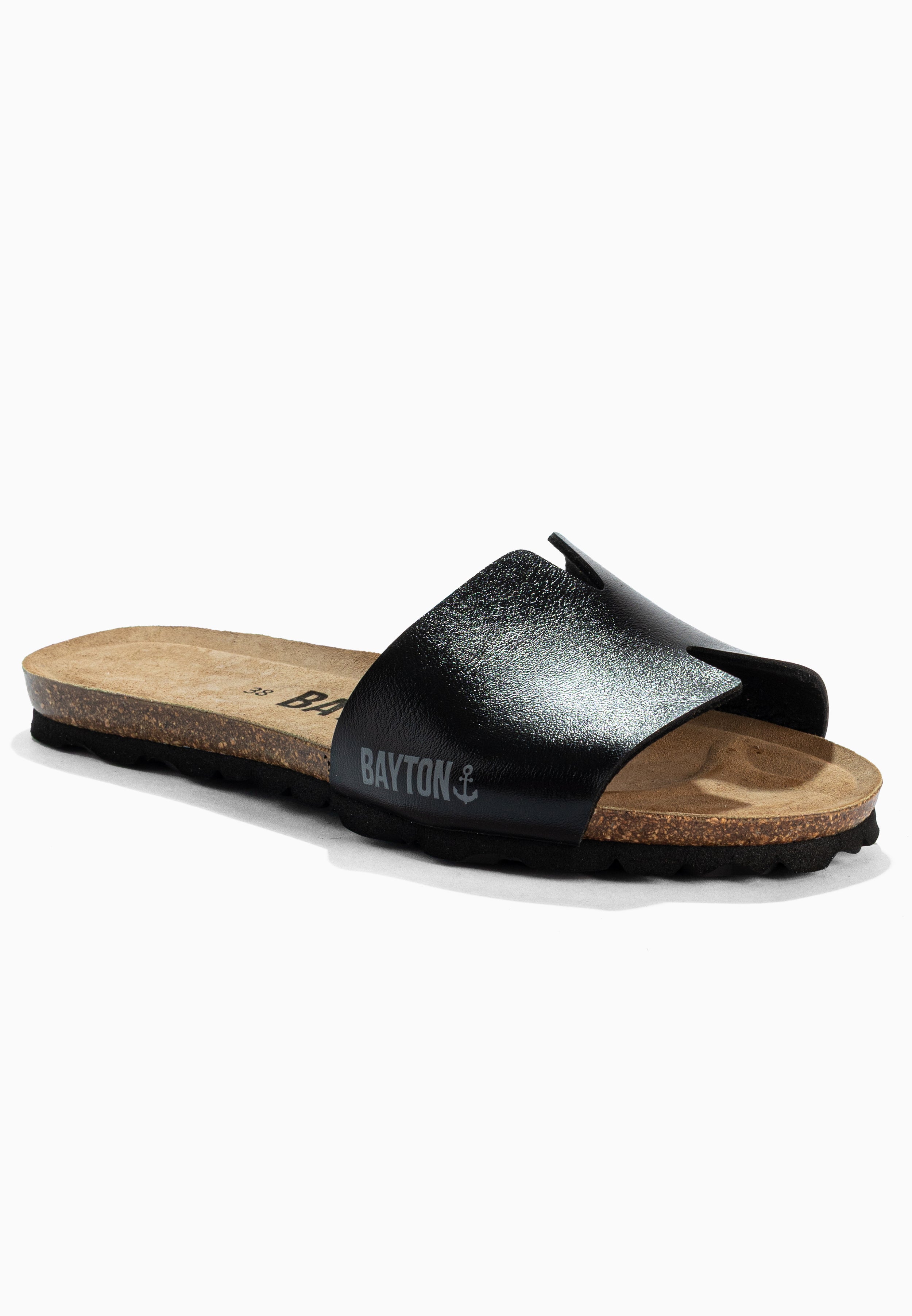 Djilian Slim Black 1 Strap Sandals