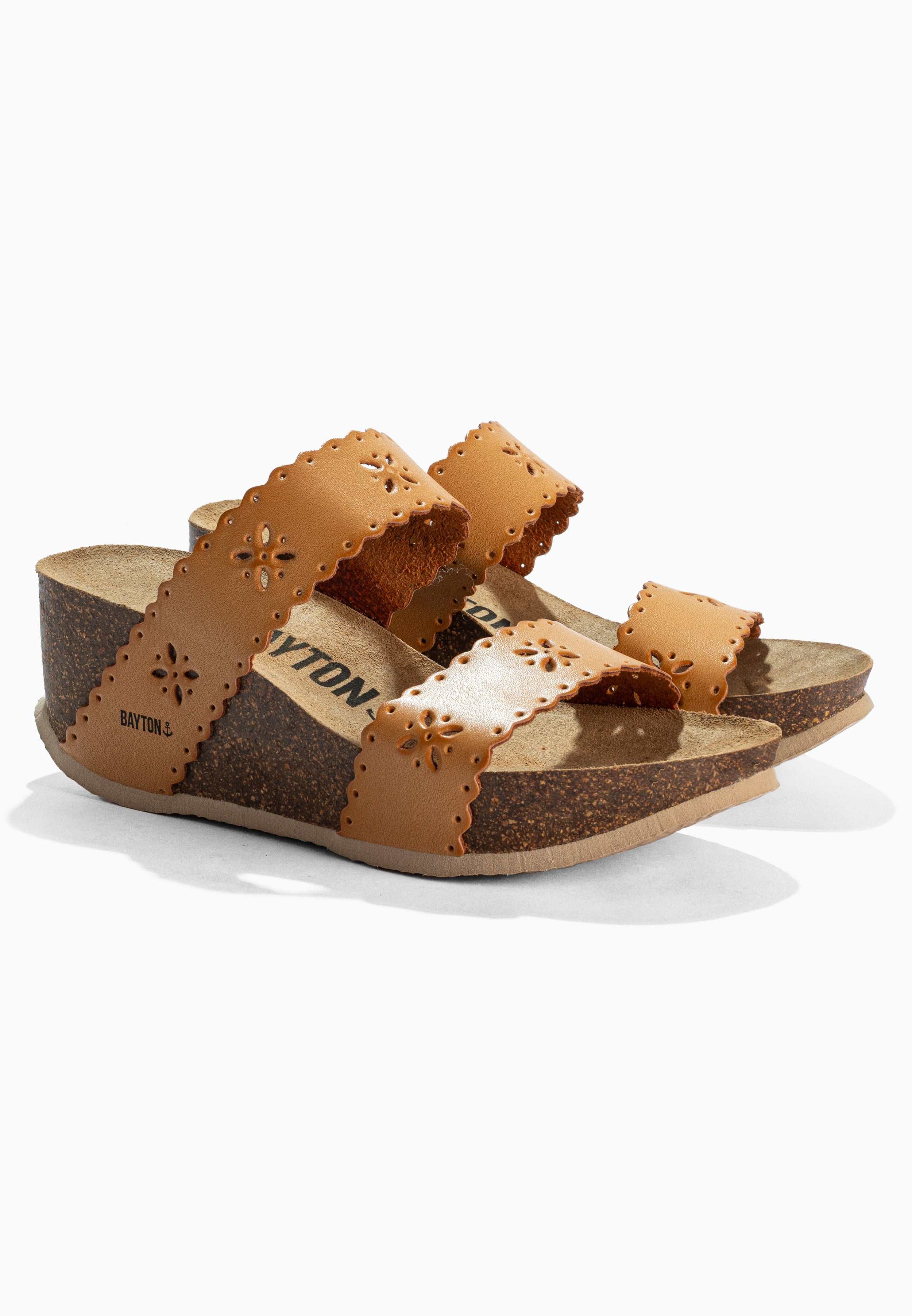 Sandalias Tomar Cuña Y Semicuña Beige
