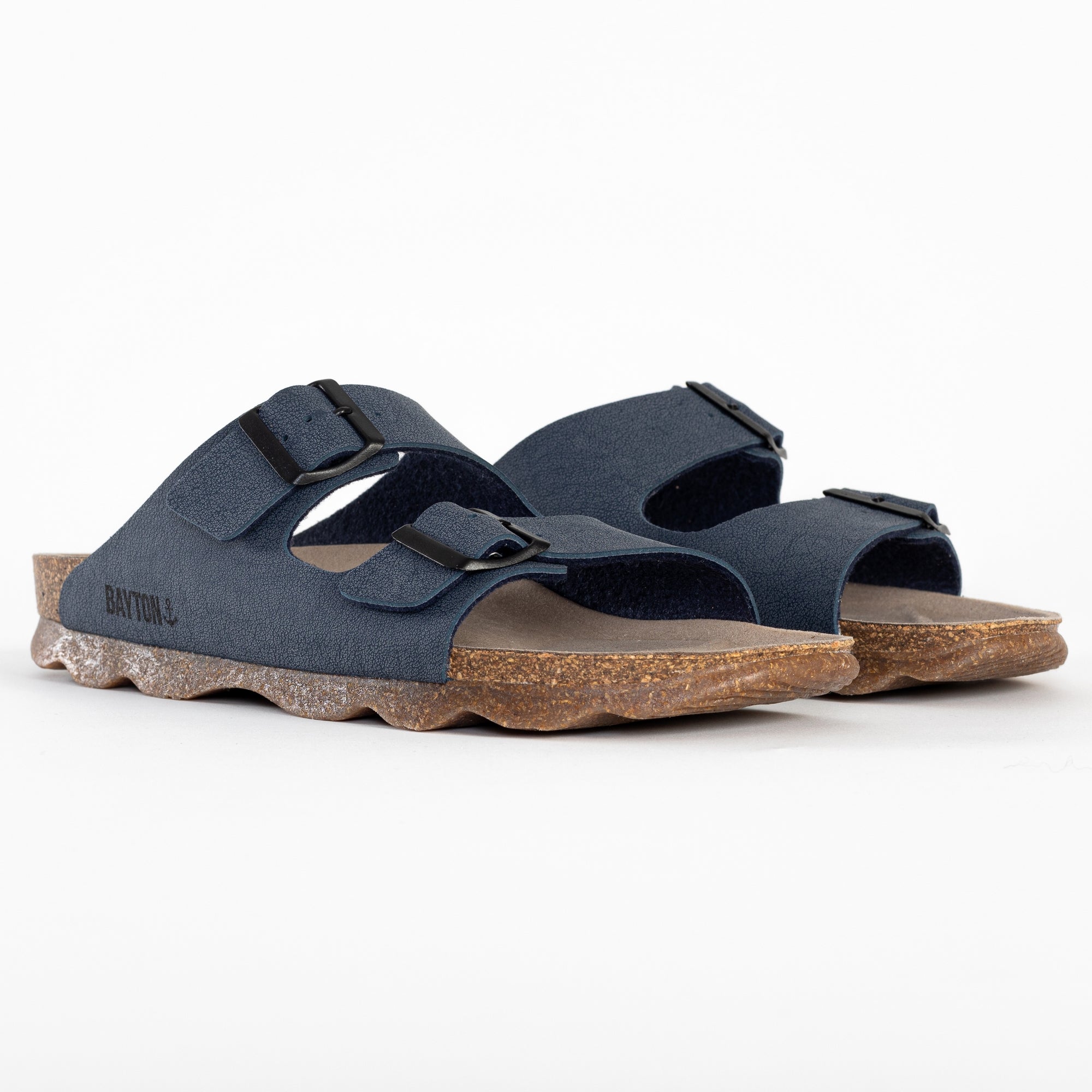 Sandales 2 Brides Atlas Bleu Marine