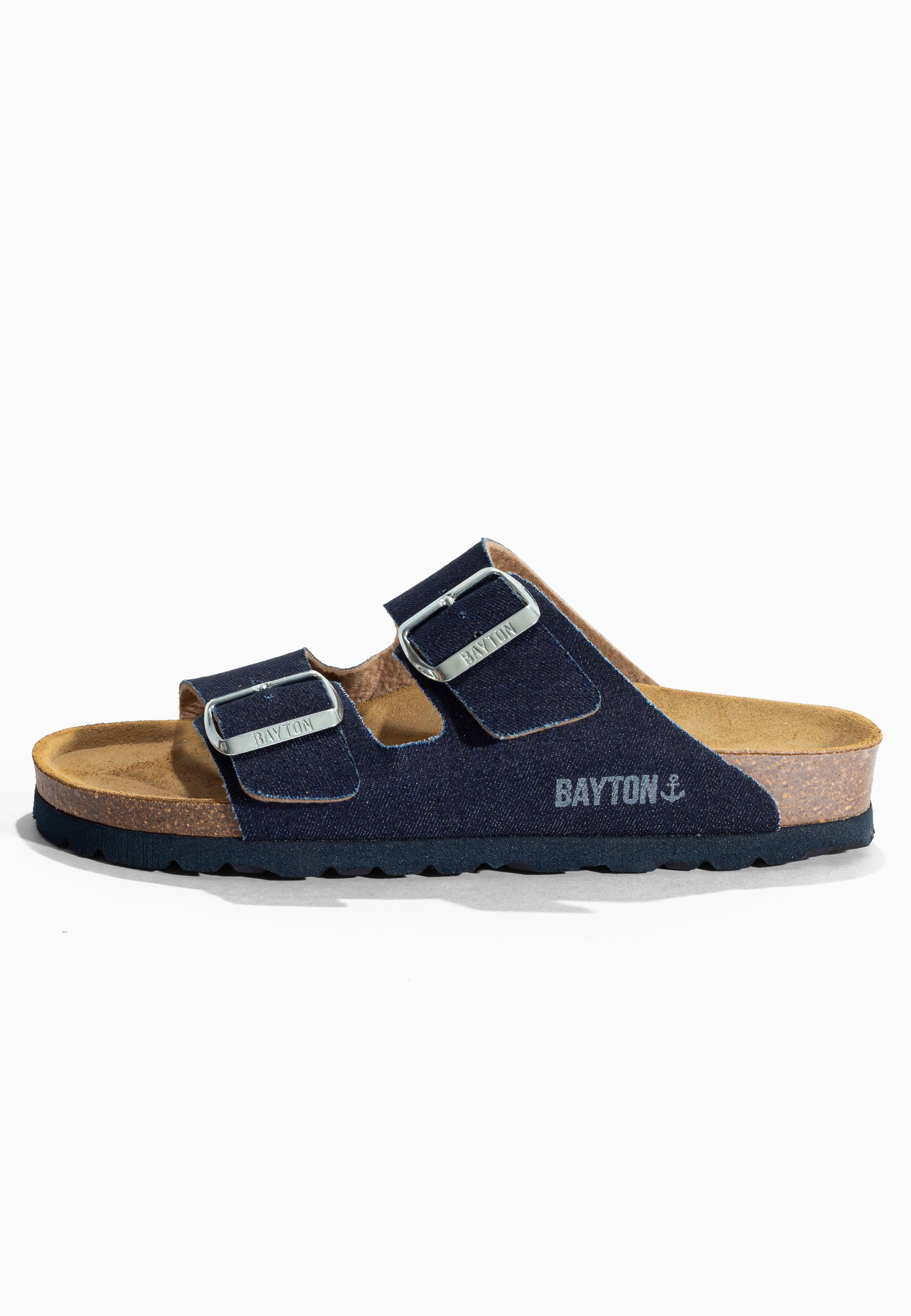 Sandales 2 Brides Atlas Bleu Clair Denim
