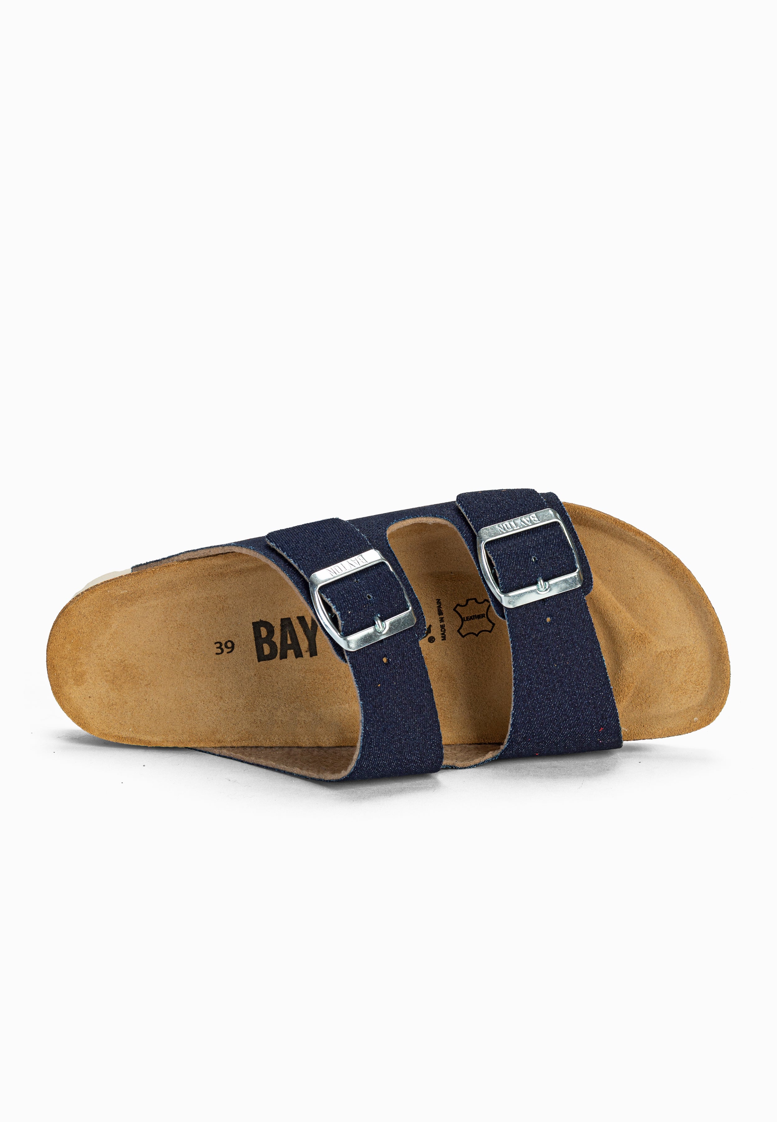 Sandales 2 Brides Atlas Bleu Ciel Denim
