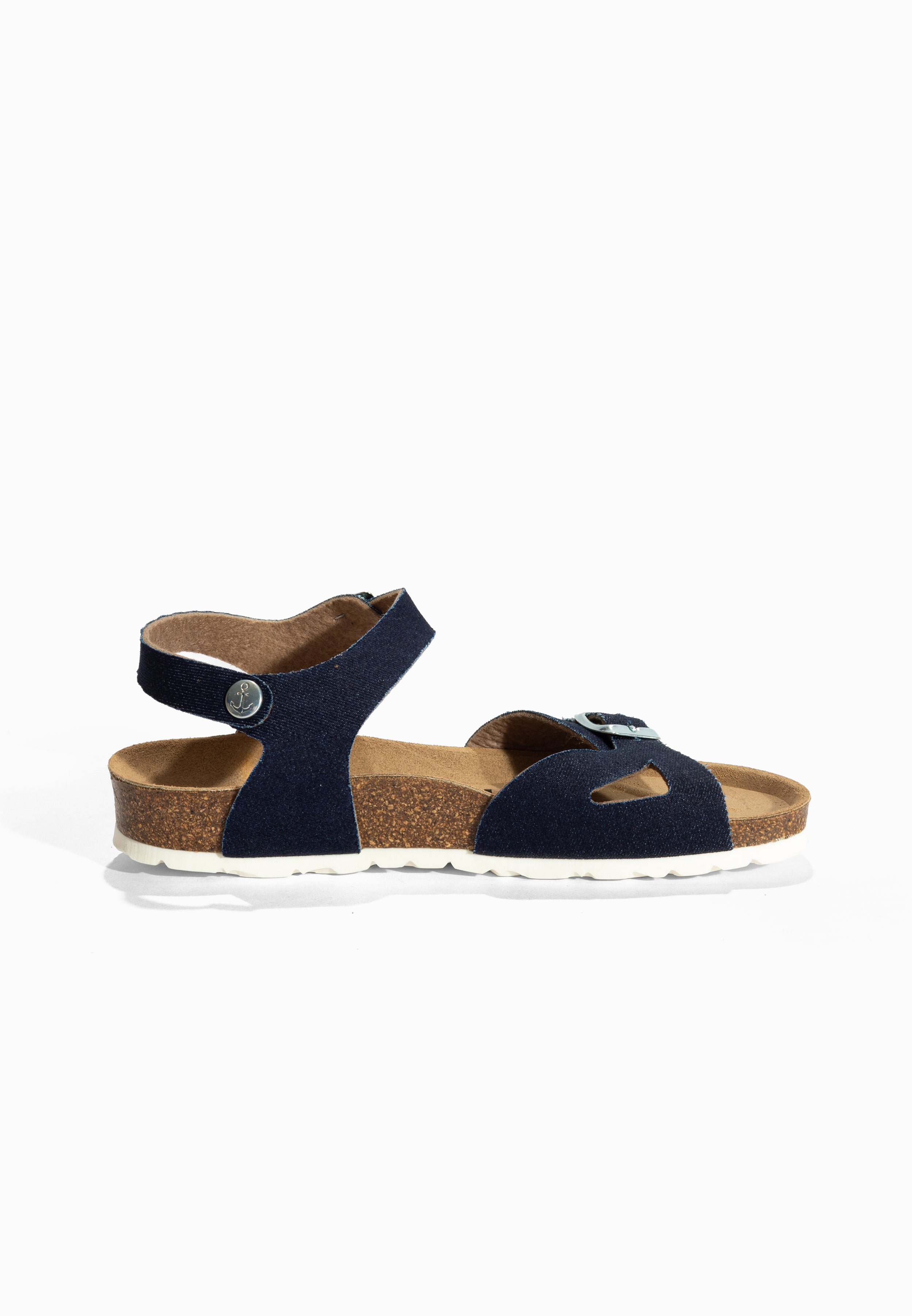 Pegase Light Blue Denim Multi-Strap Sandals