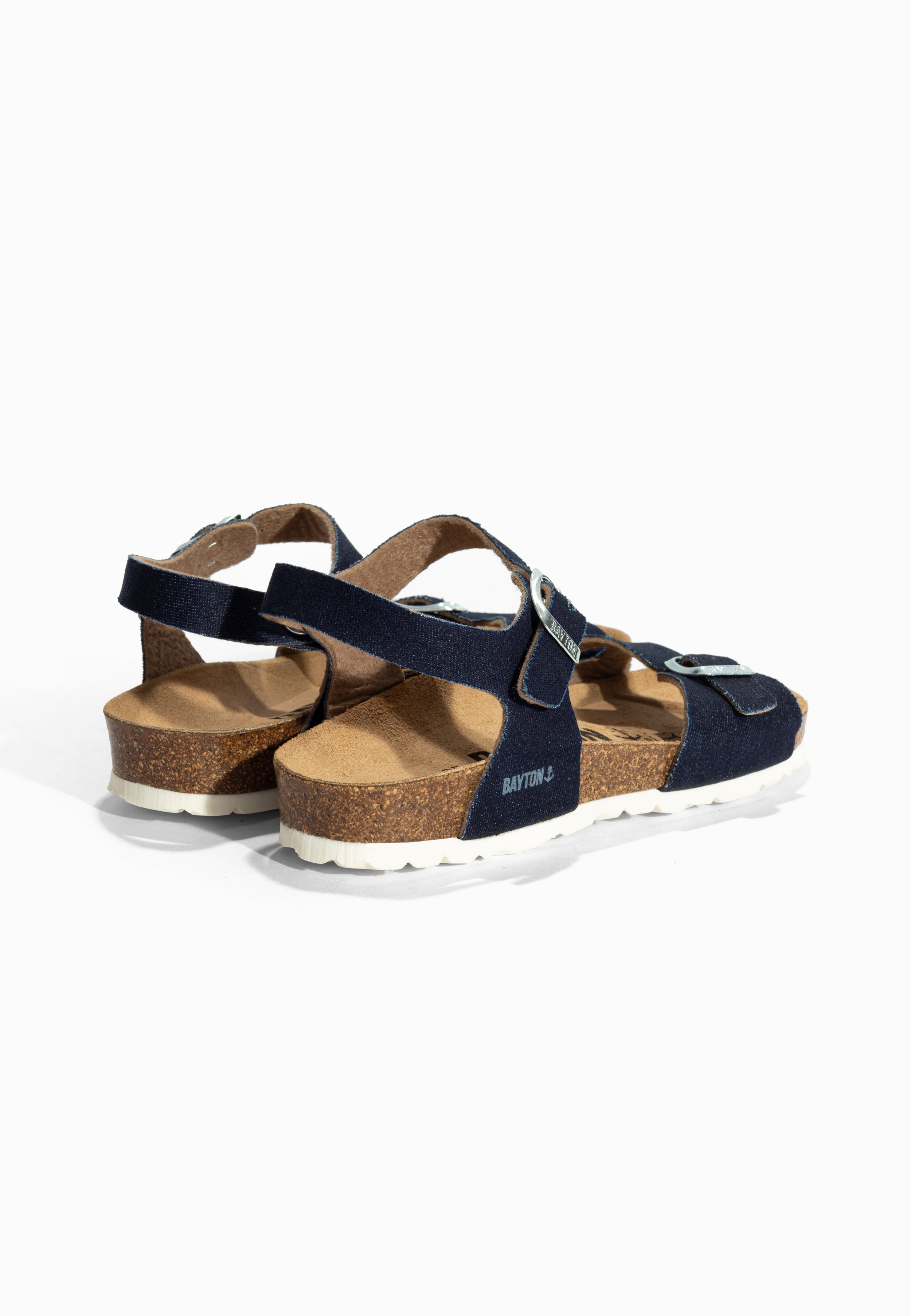 Pegase Light Blue Denim Multi-Strap Sandals