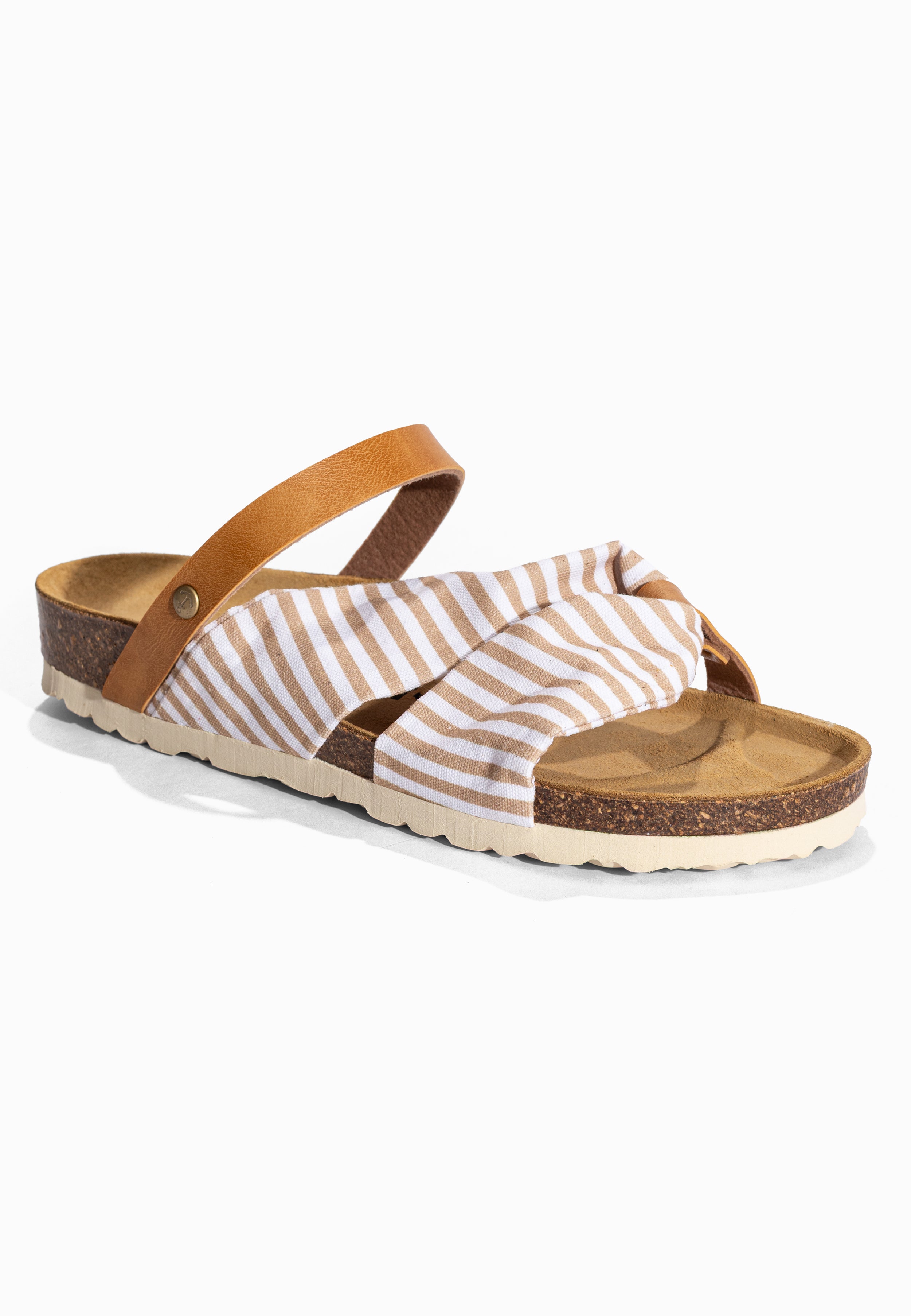 Sandalias Figueira Multinovias Beige Y Camel
