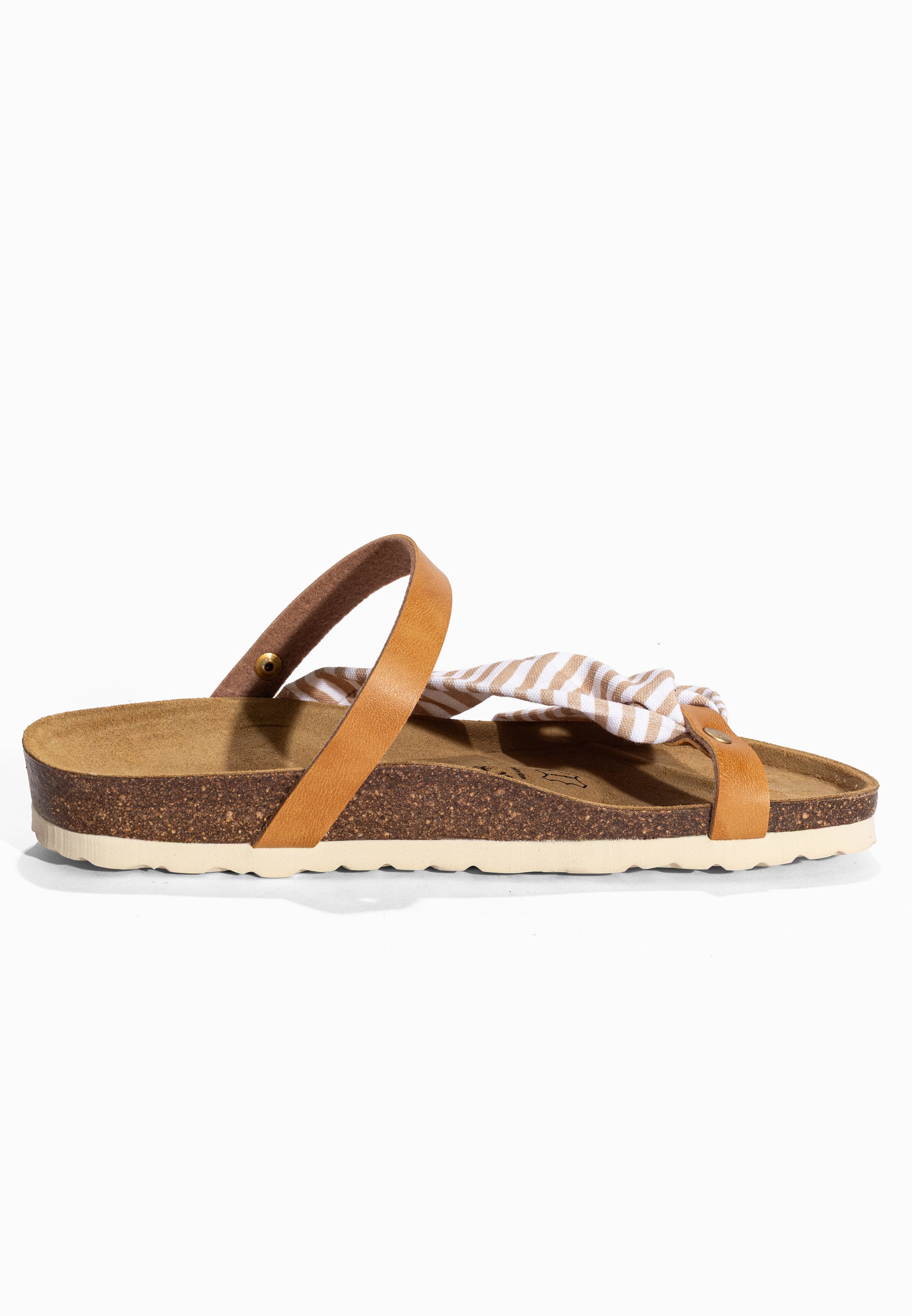 Sandalias Figueira Multinovias Beige Y Camel