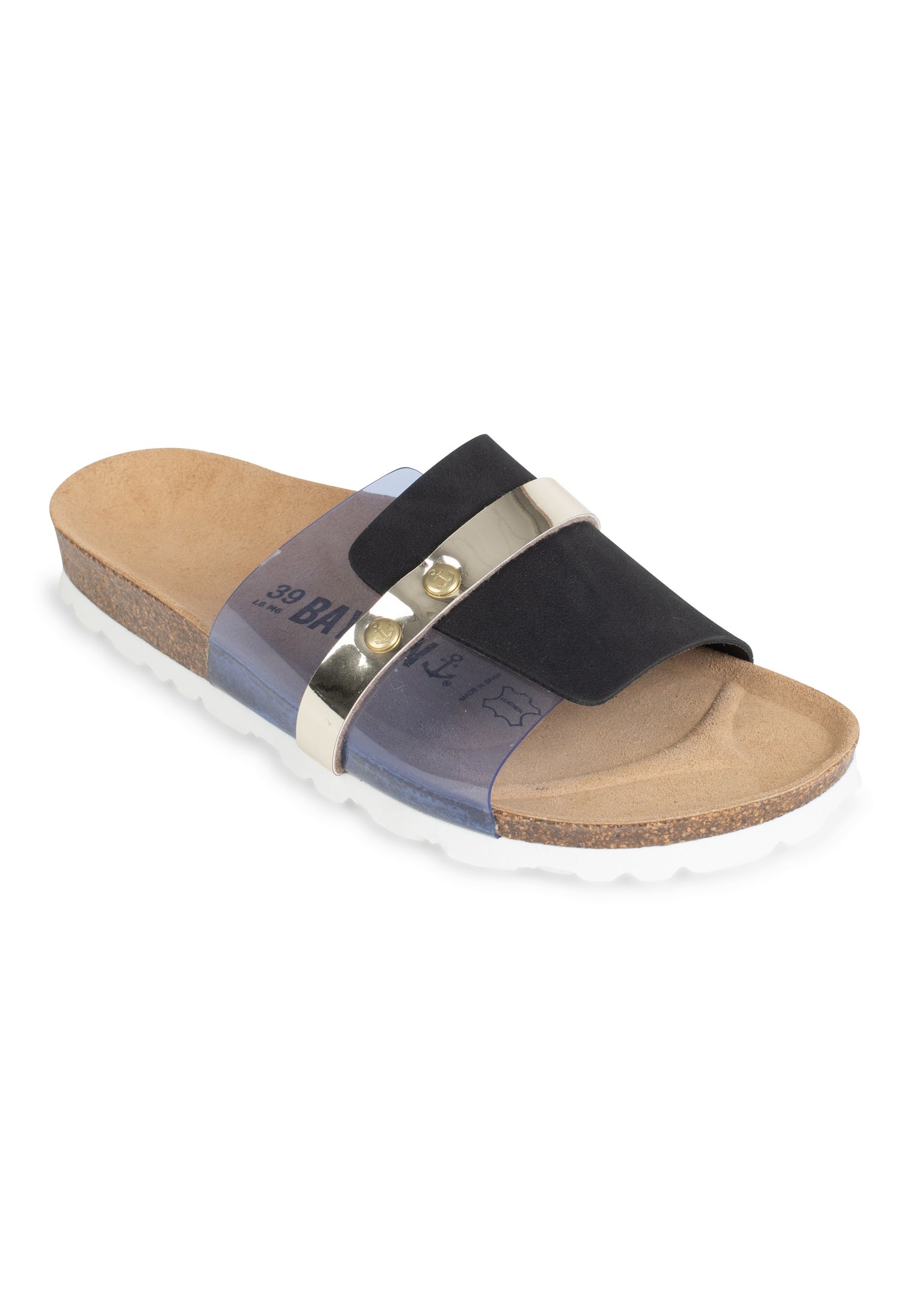 Sandales Gala Bleu et Or