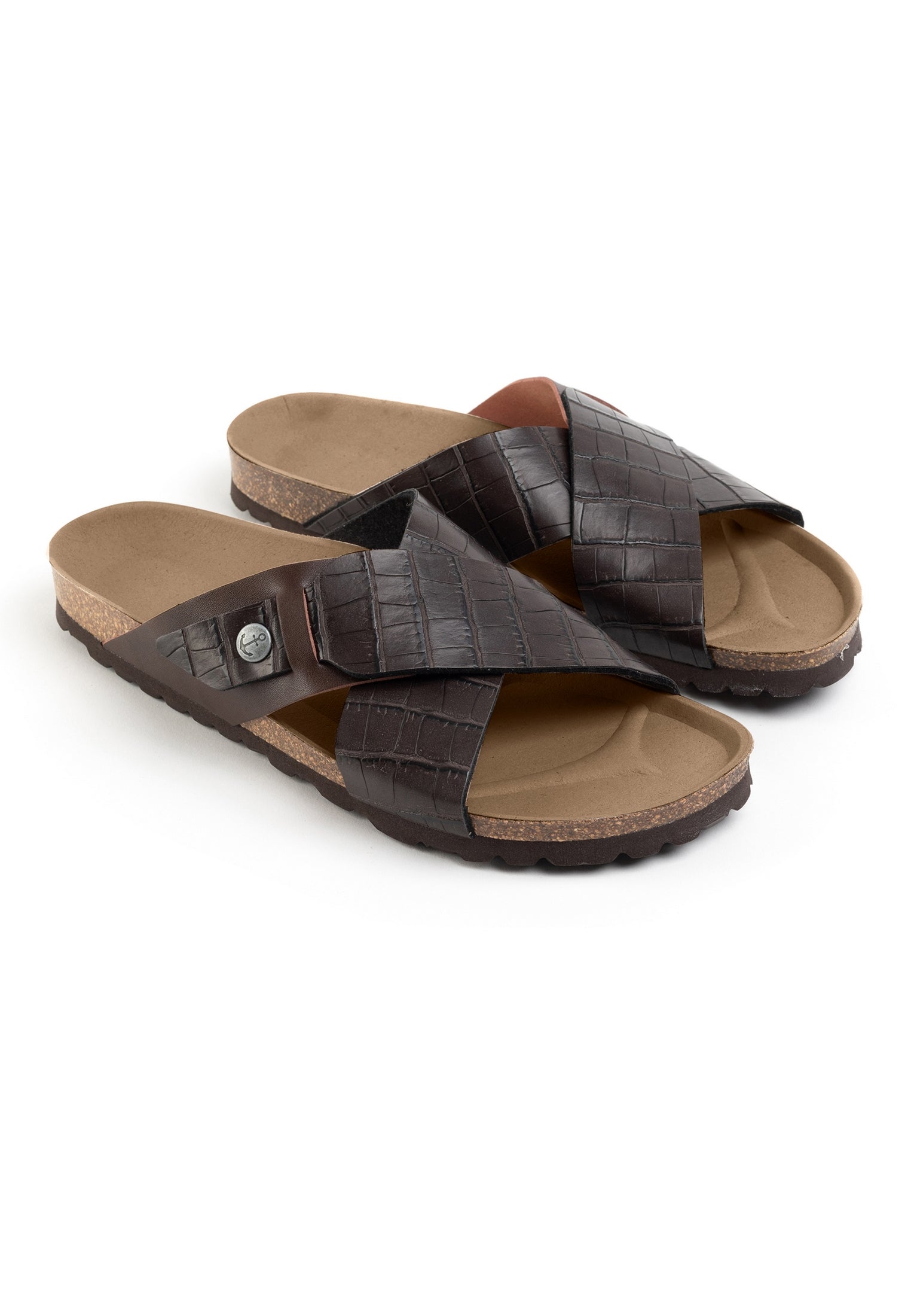 Sandales 2 Brides Gandhi Marron