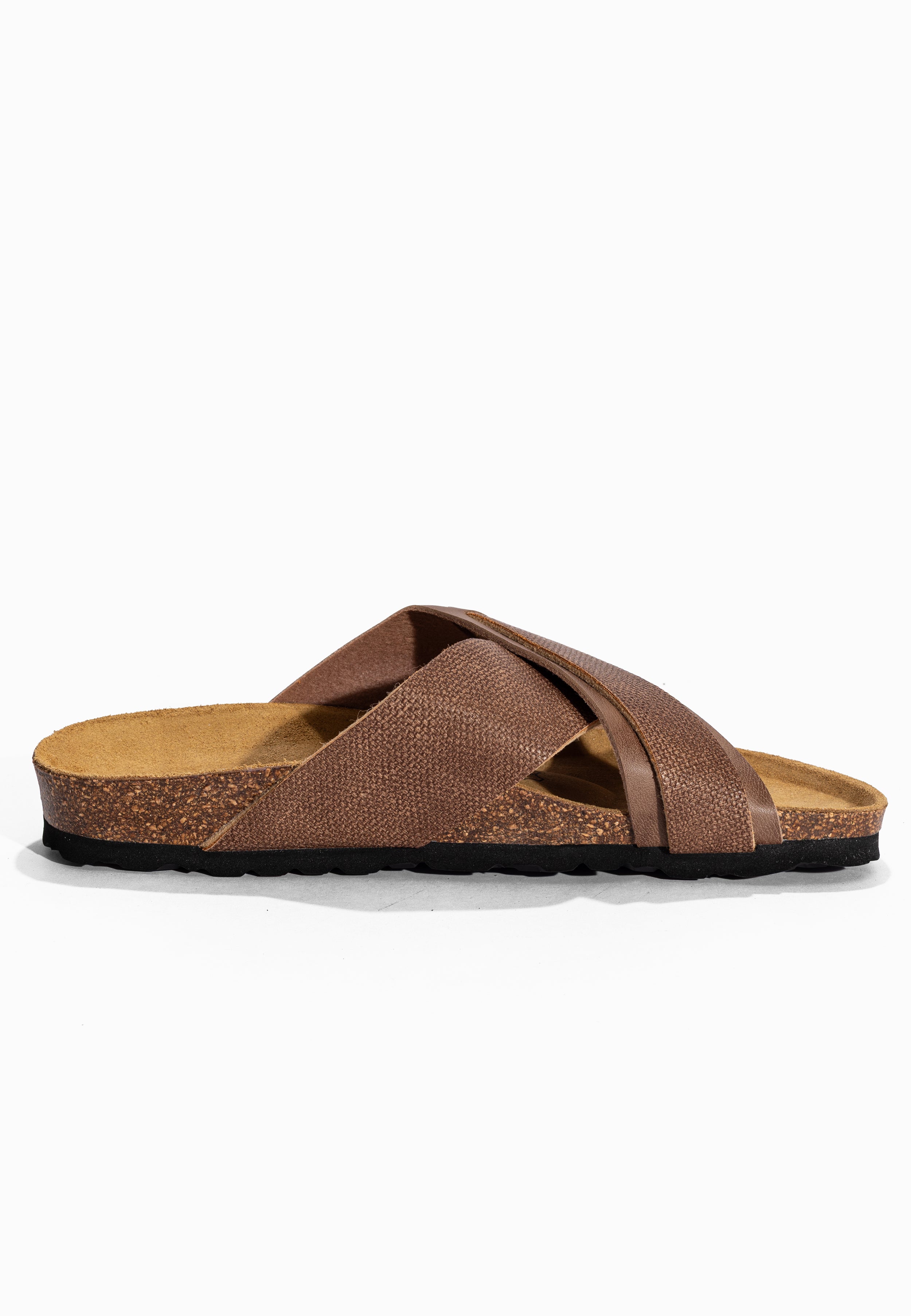 Gianni Brown 2 Strap Sandals