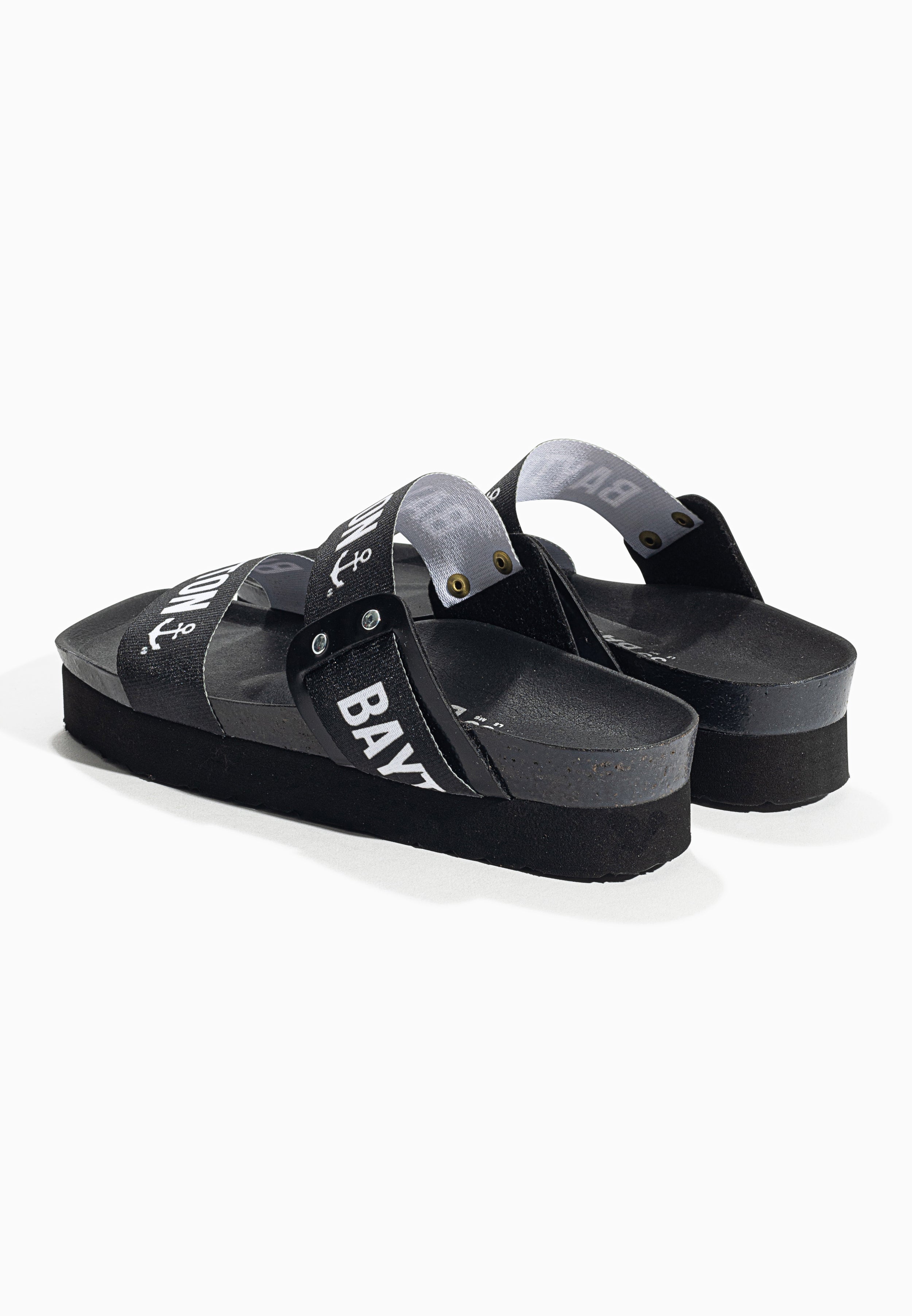 Sandales Solar Noir à Plateforme