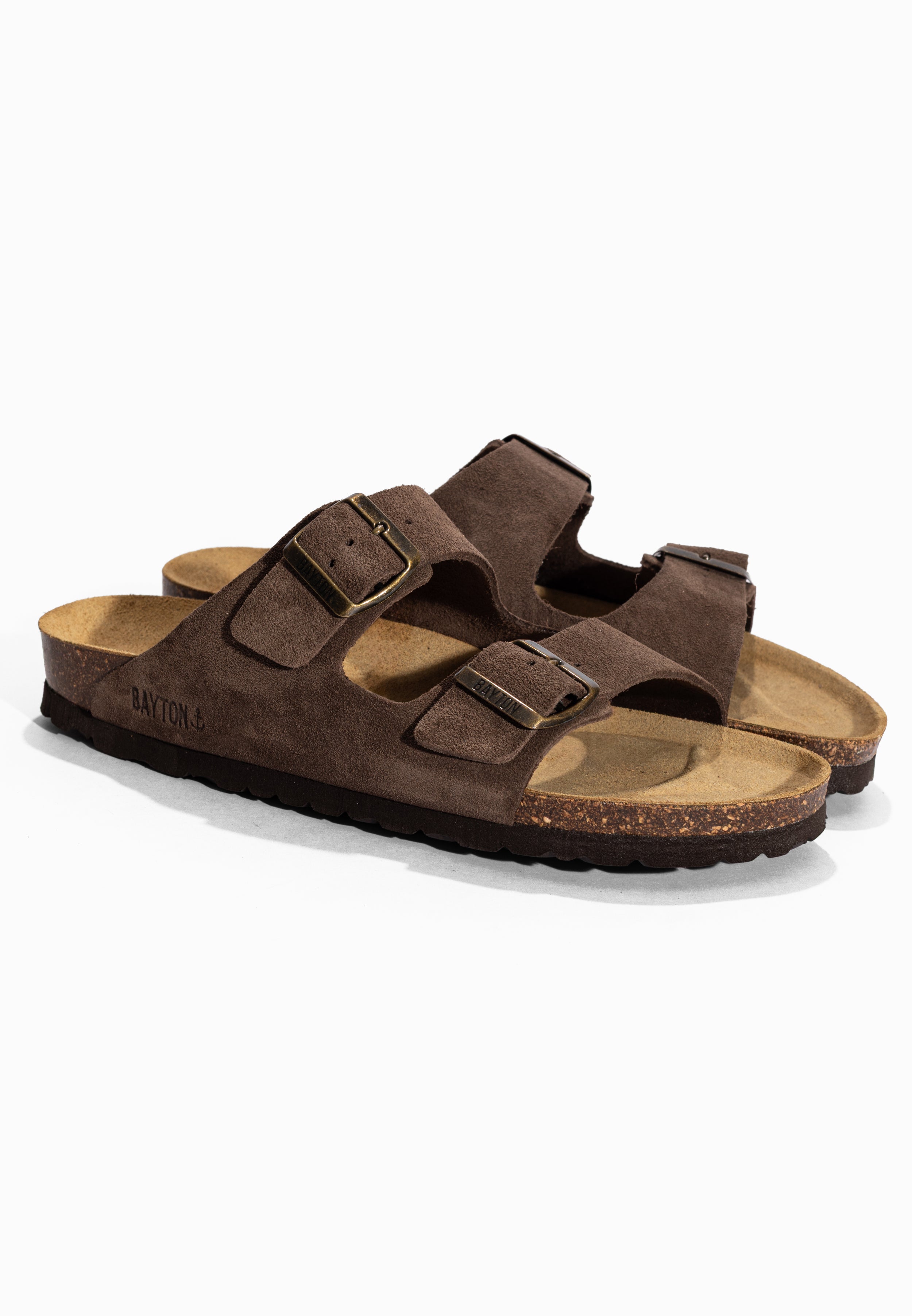 Sandales 2 Brides Atlas Marron