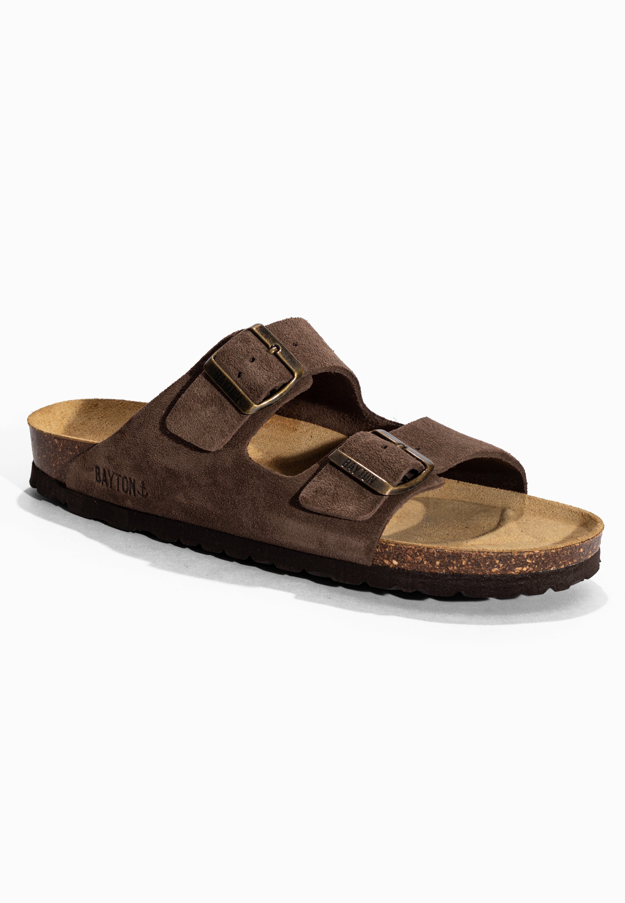 Sandales 2 Brides Atlas Marron