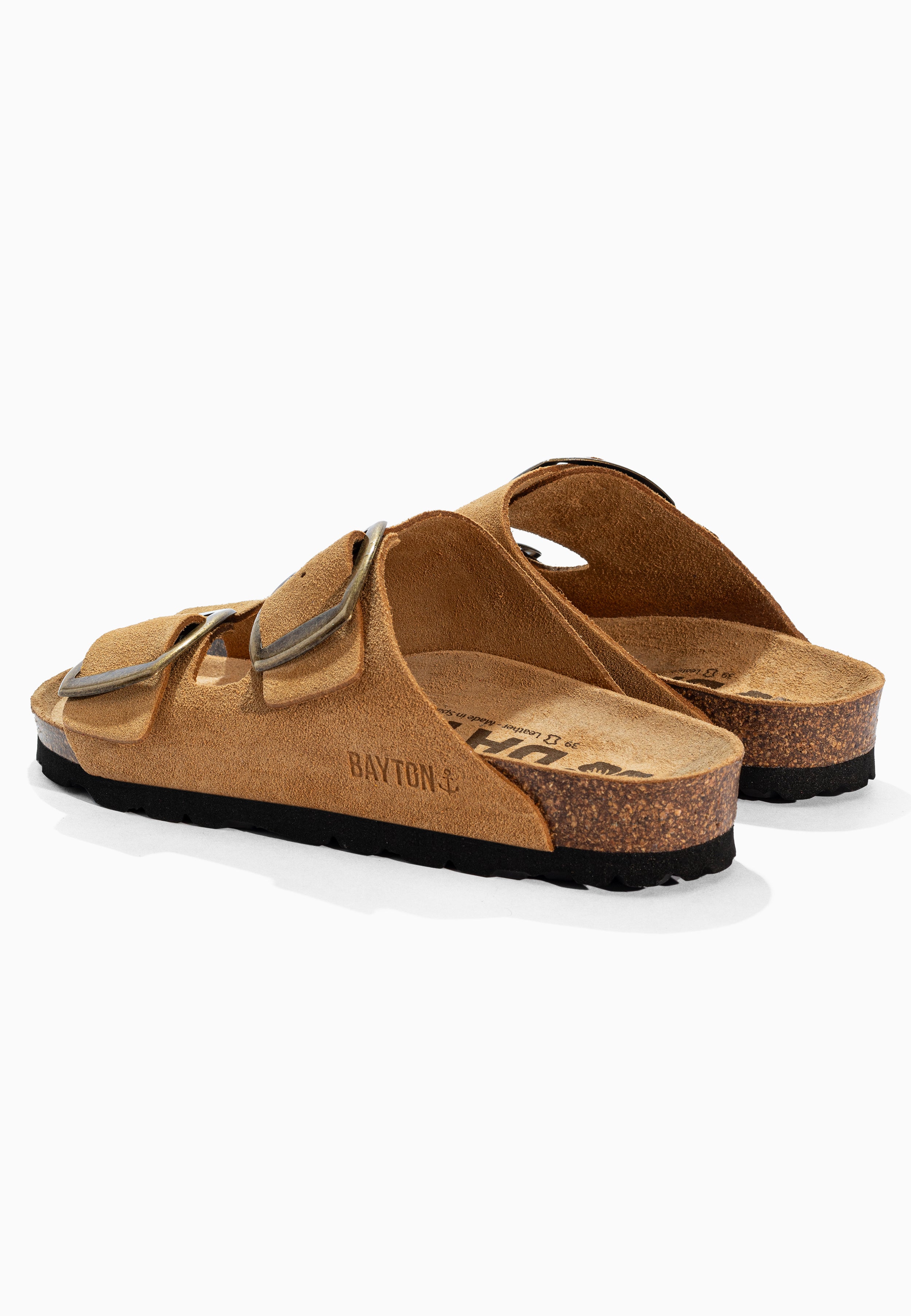 Sandales Alicante Camel en Cuir Suédé