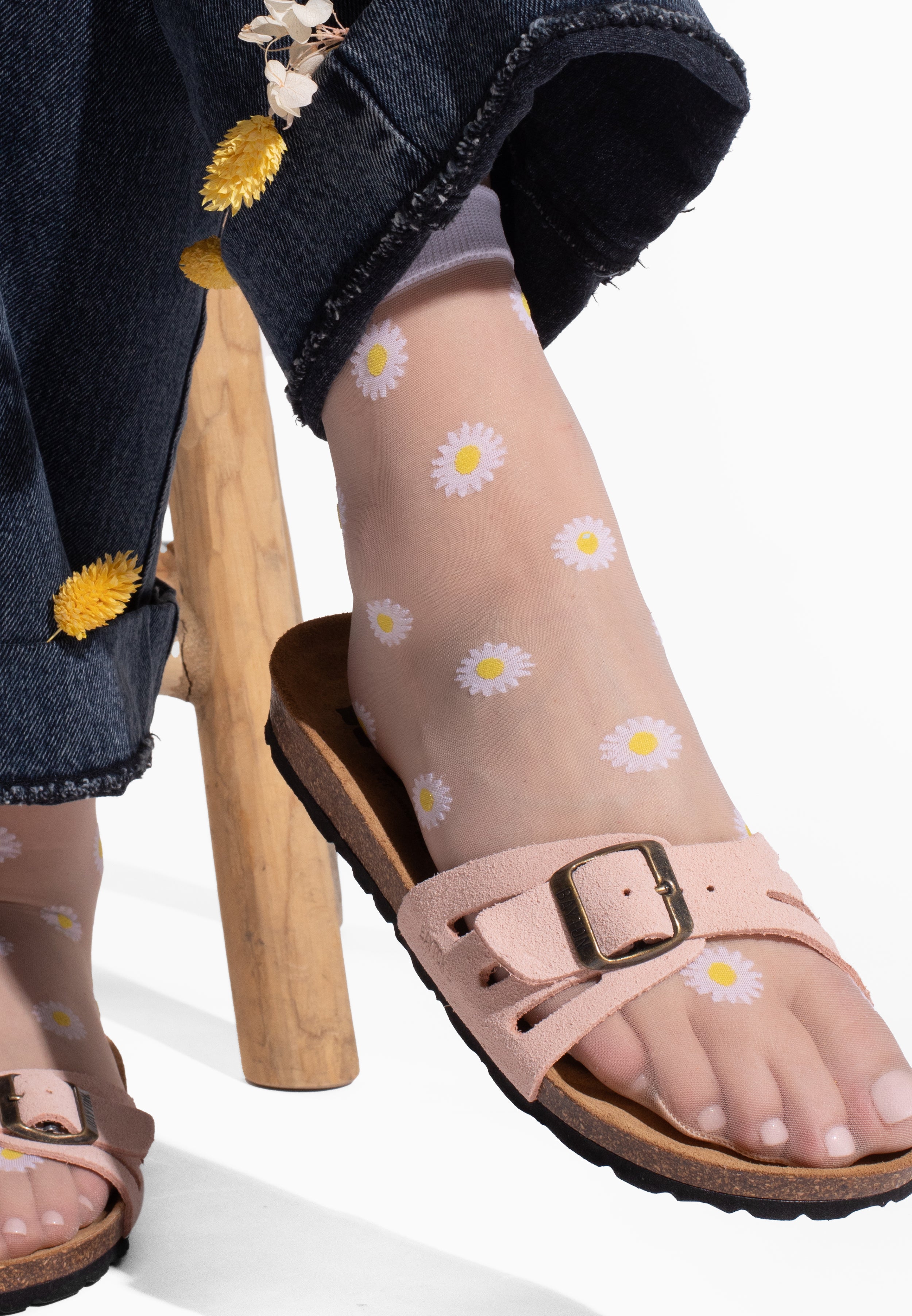 Sandales Athena Pêche en Cuir Suédé