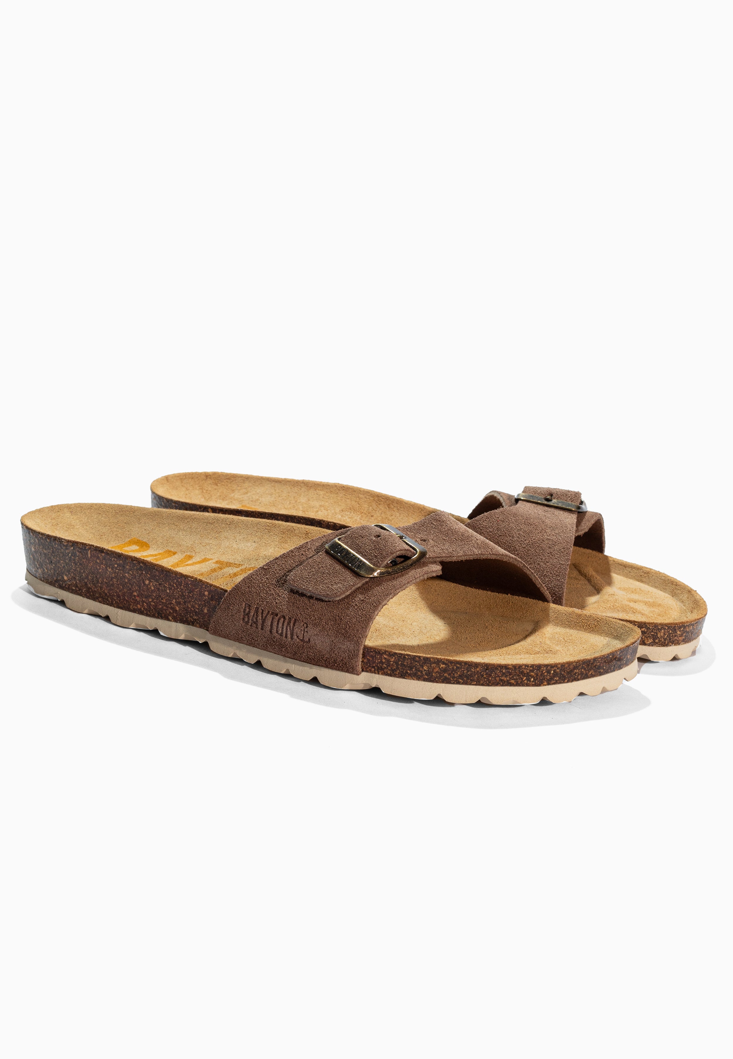 Sandales Zephyr Beige en Cuir Suédé