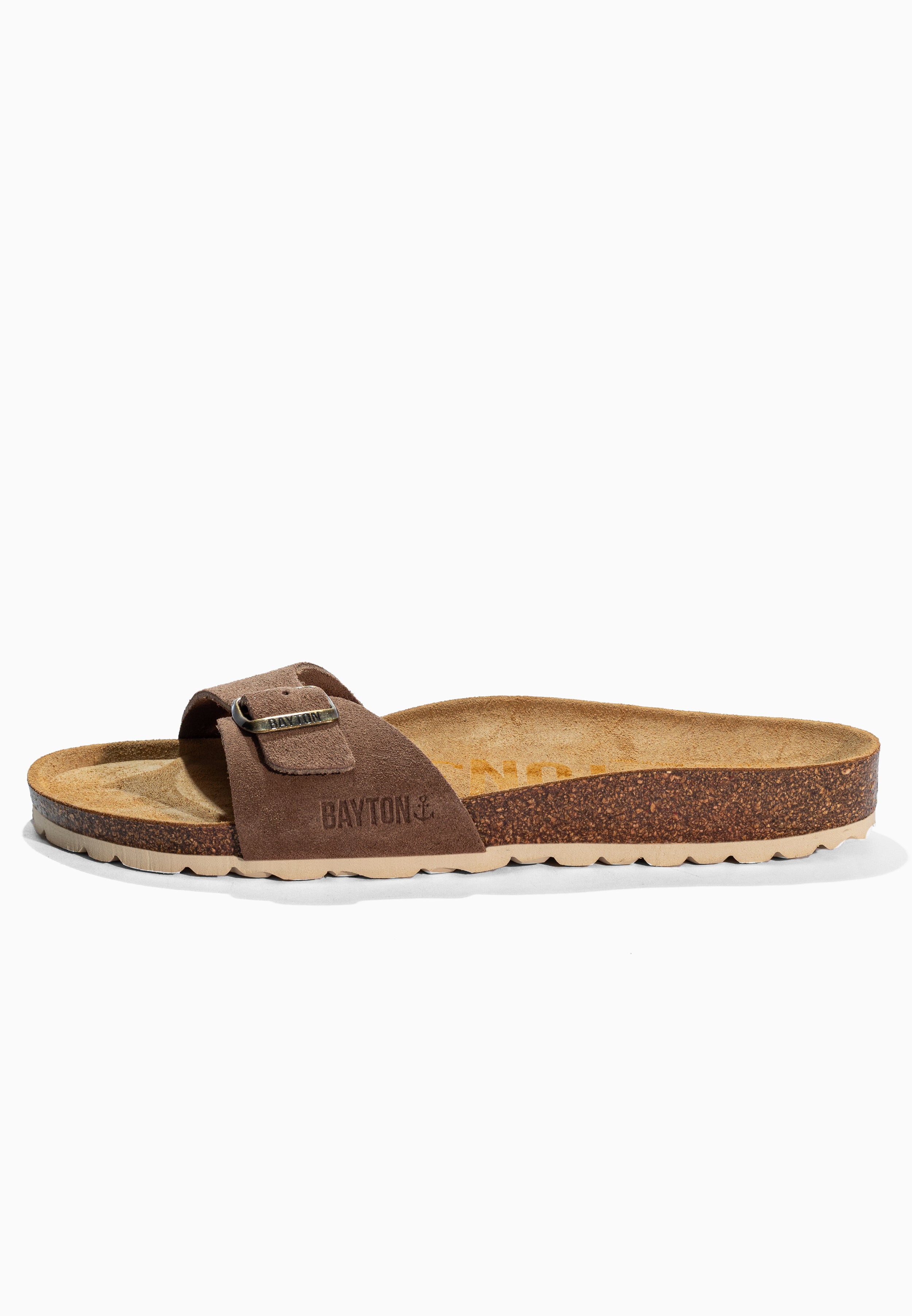 Sandales Zephyr Beige en Cuir Suédé