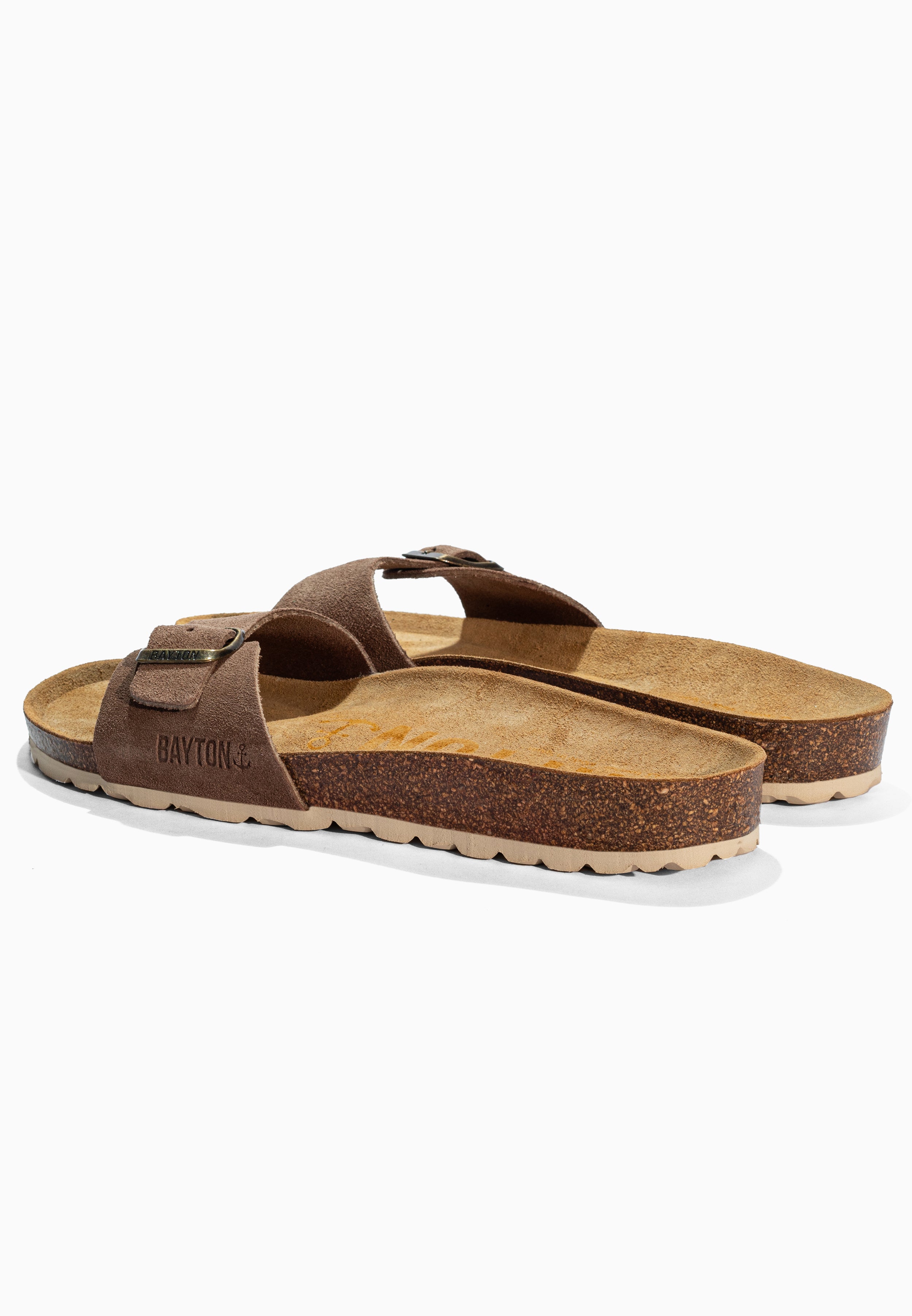 Sandales Zephyr Beige en Cuir Suédé