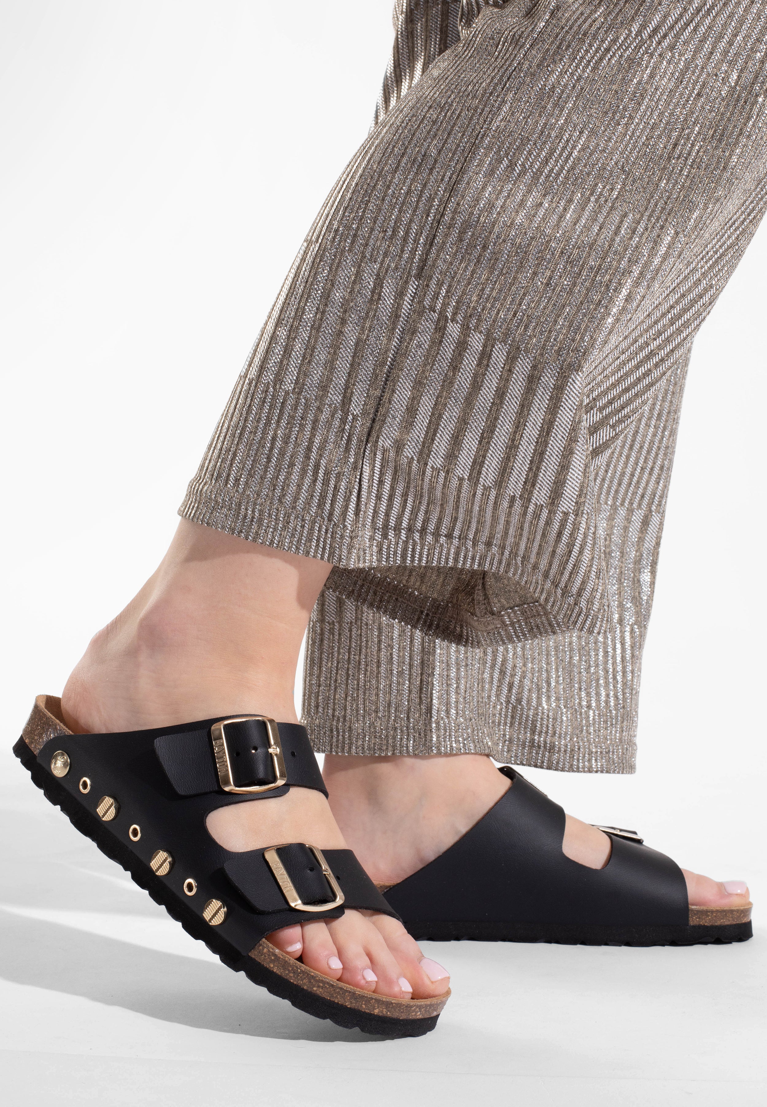 Rivalta Black Sandals