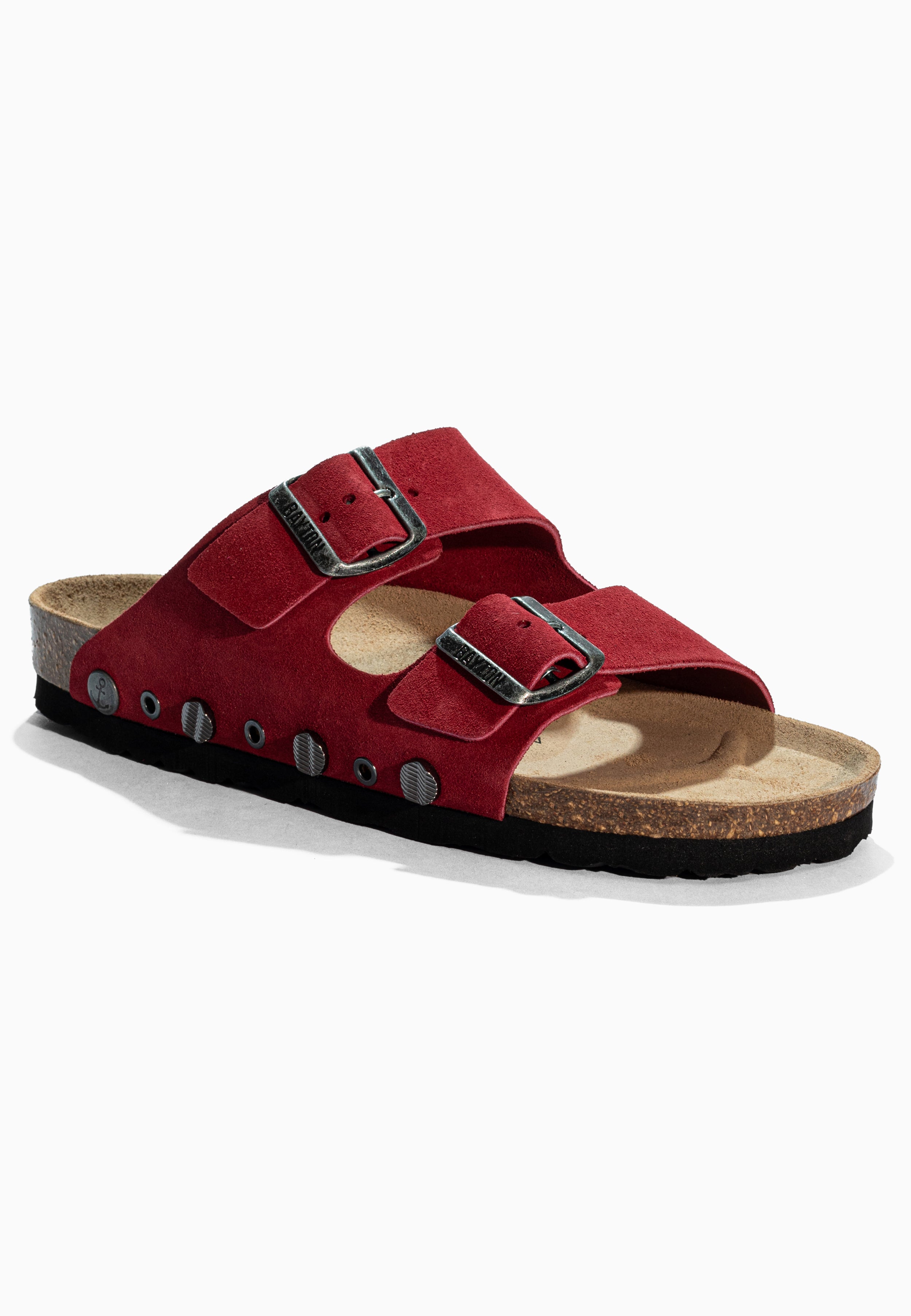 Sandales Rivalta Rouge en Cuir