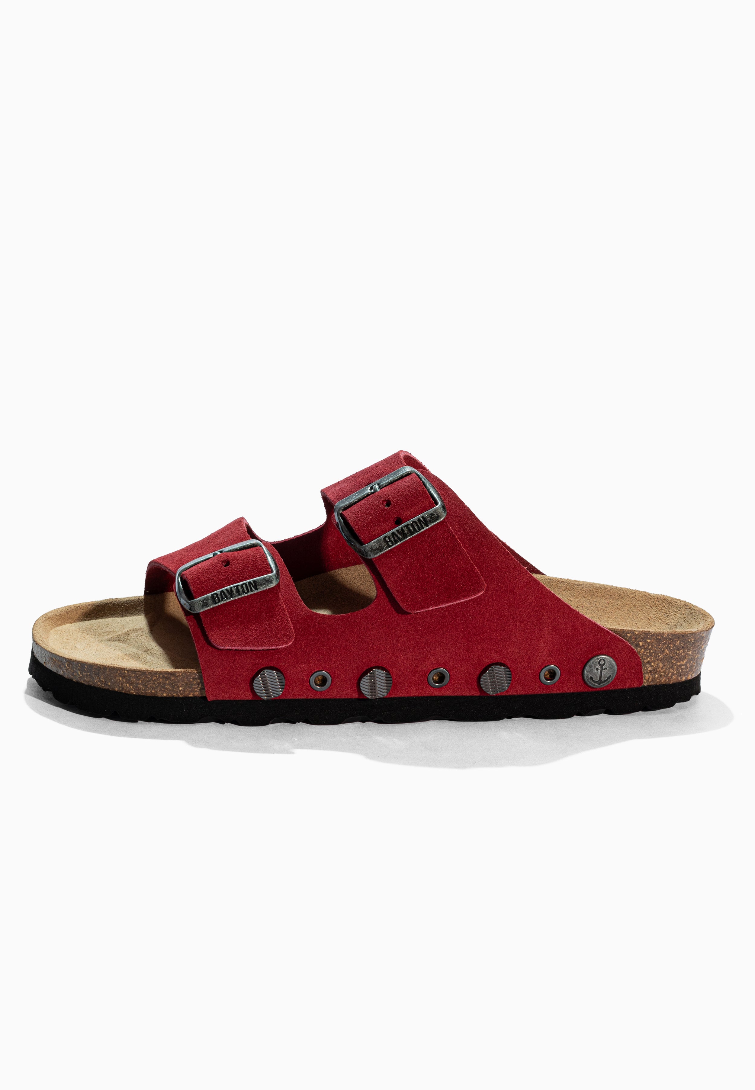 Sandales Rivalta Rouge en Cuir