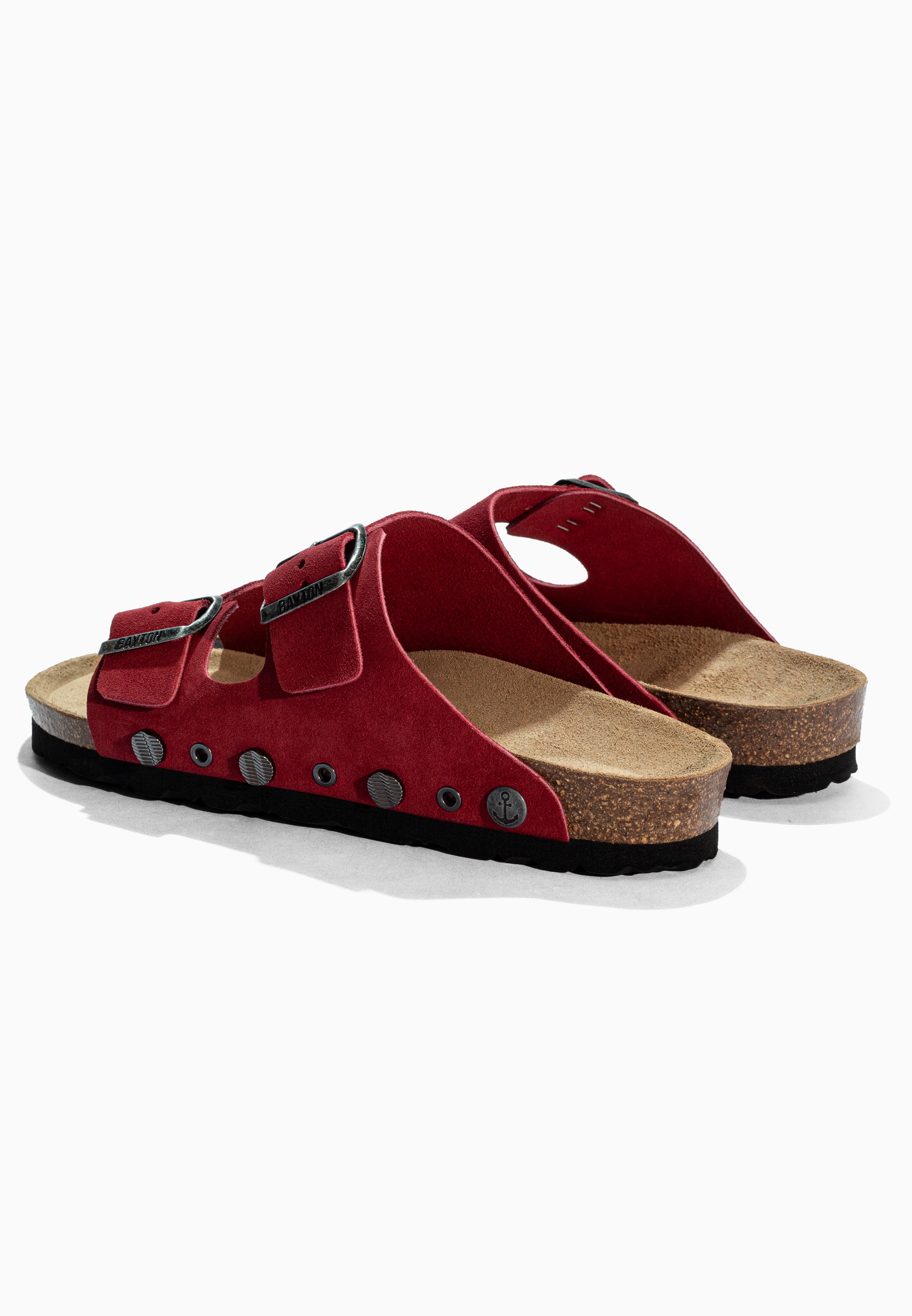 Sandales Rivalta Rouge en Cuir