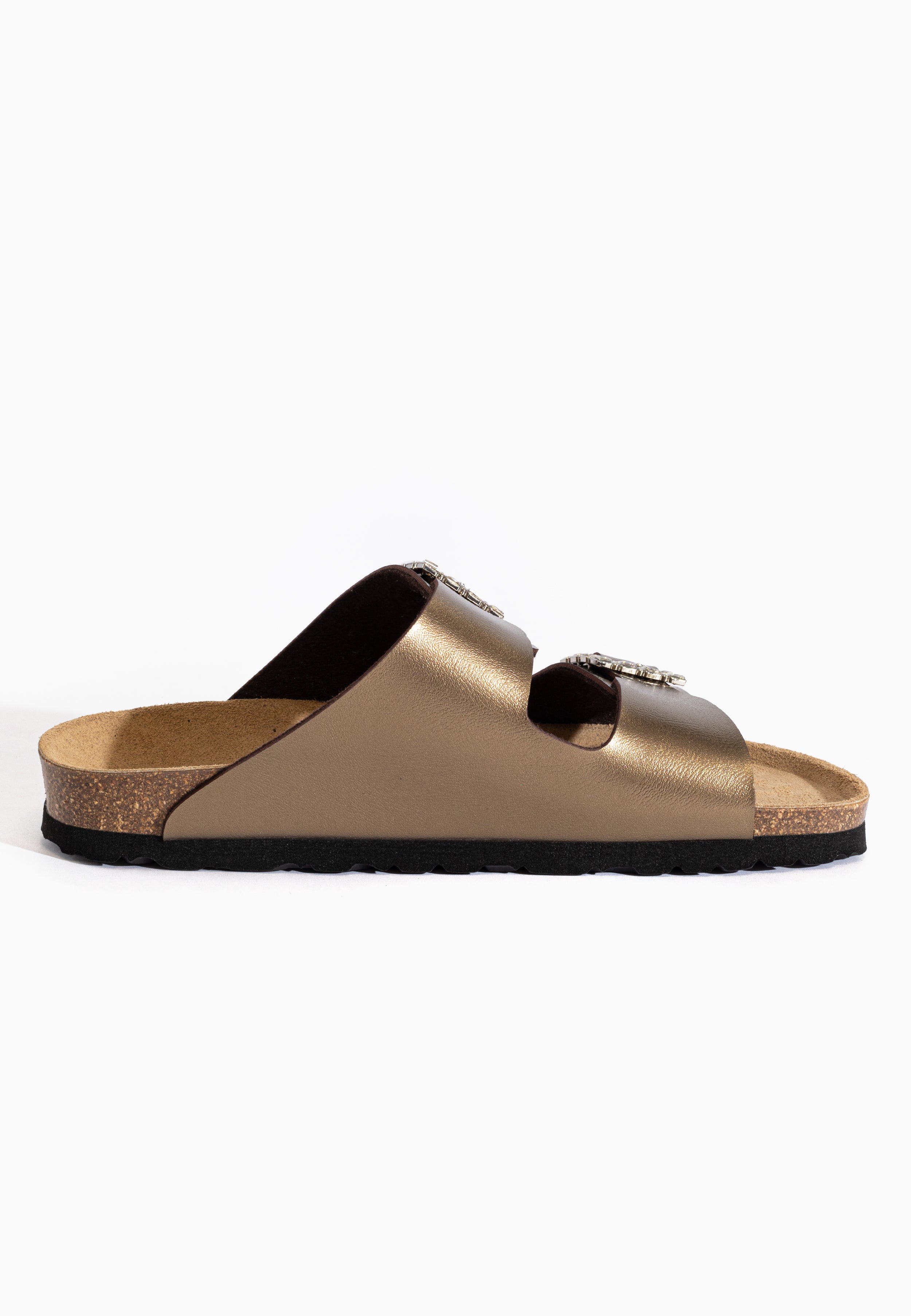 Sandales Strass Atlas Bronze