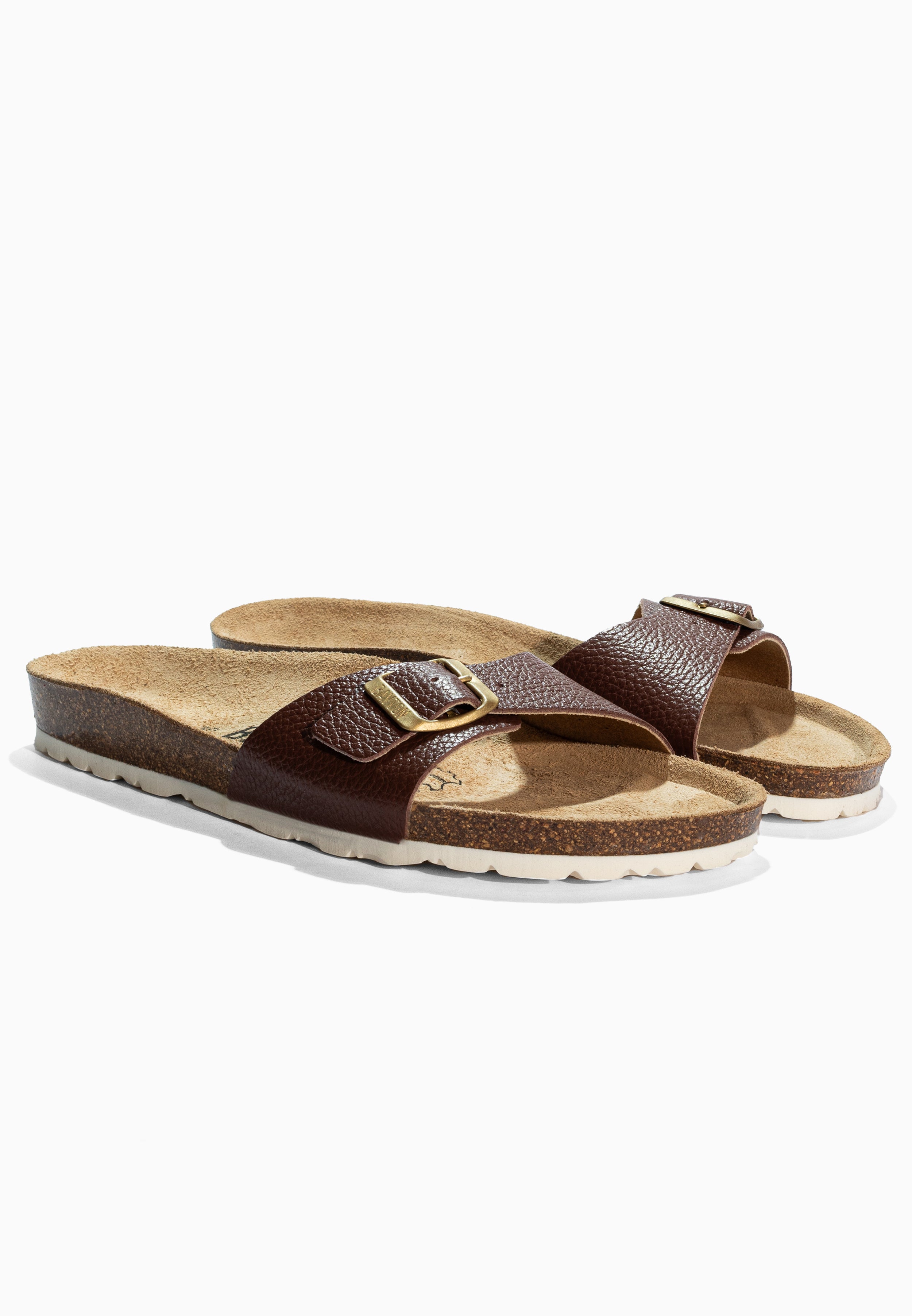 Zephyr Brown Leather Sandals