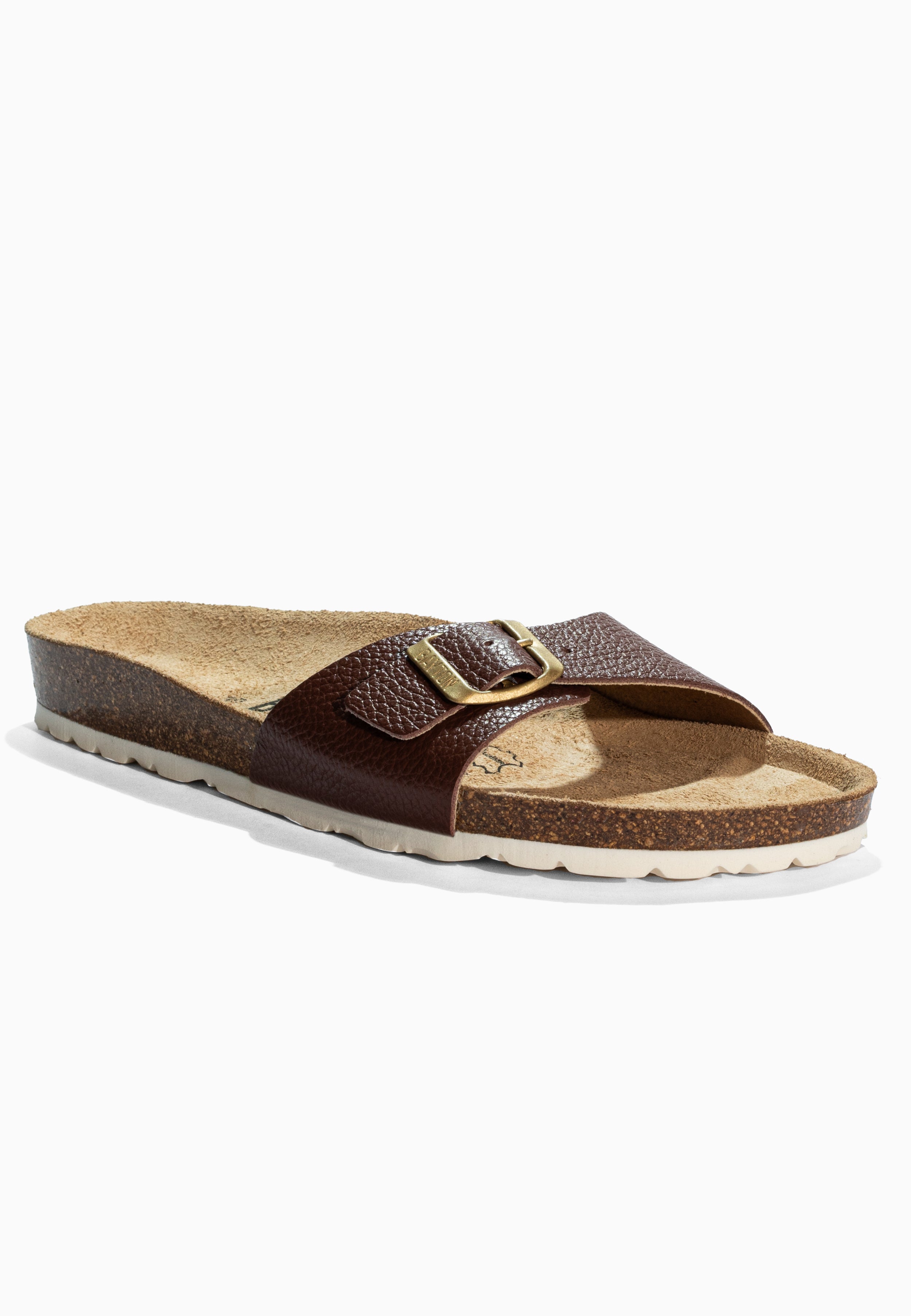 Zephyr Brown Leather Sandals