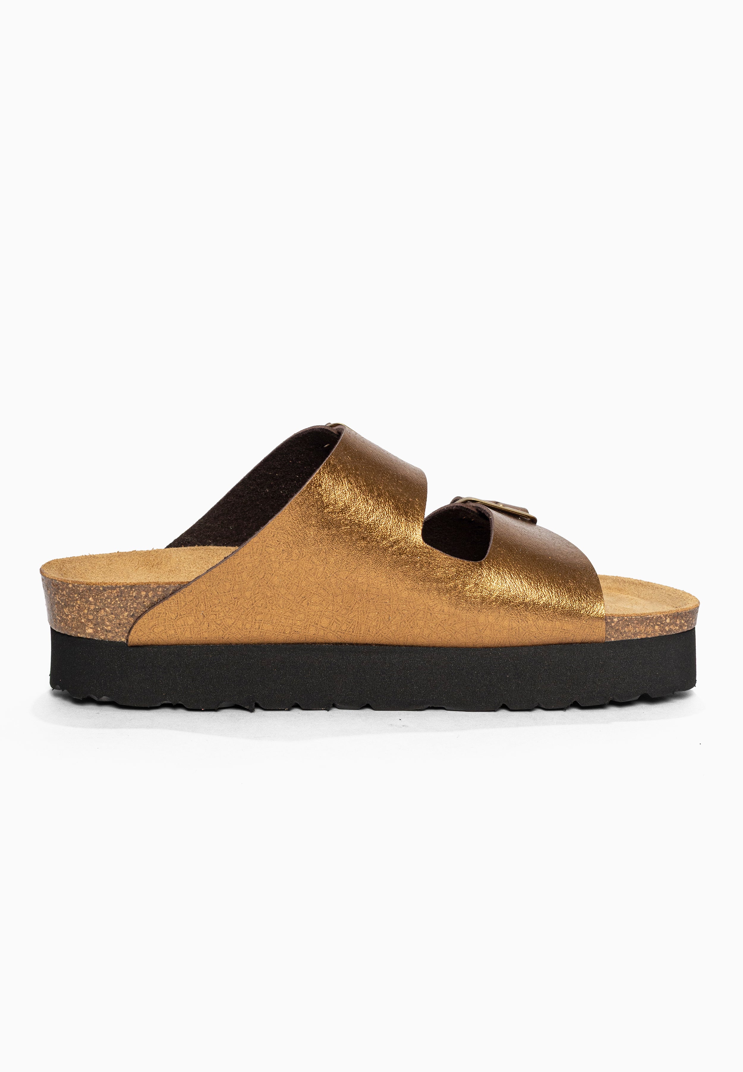 Sandales à Plateforme Japet Bronze Bayton pour Femme