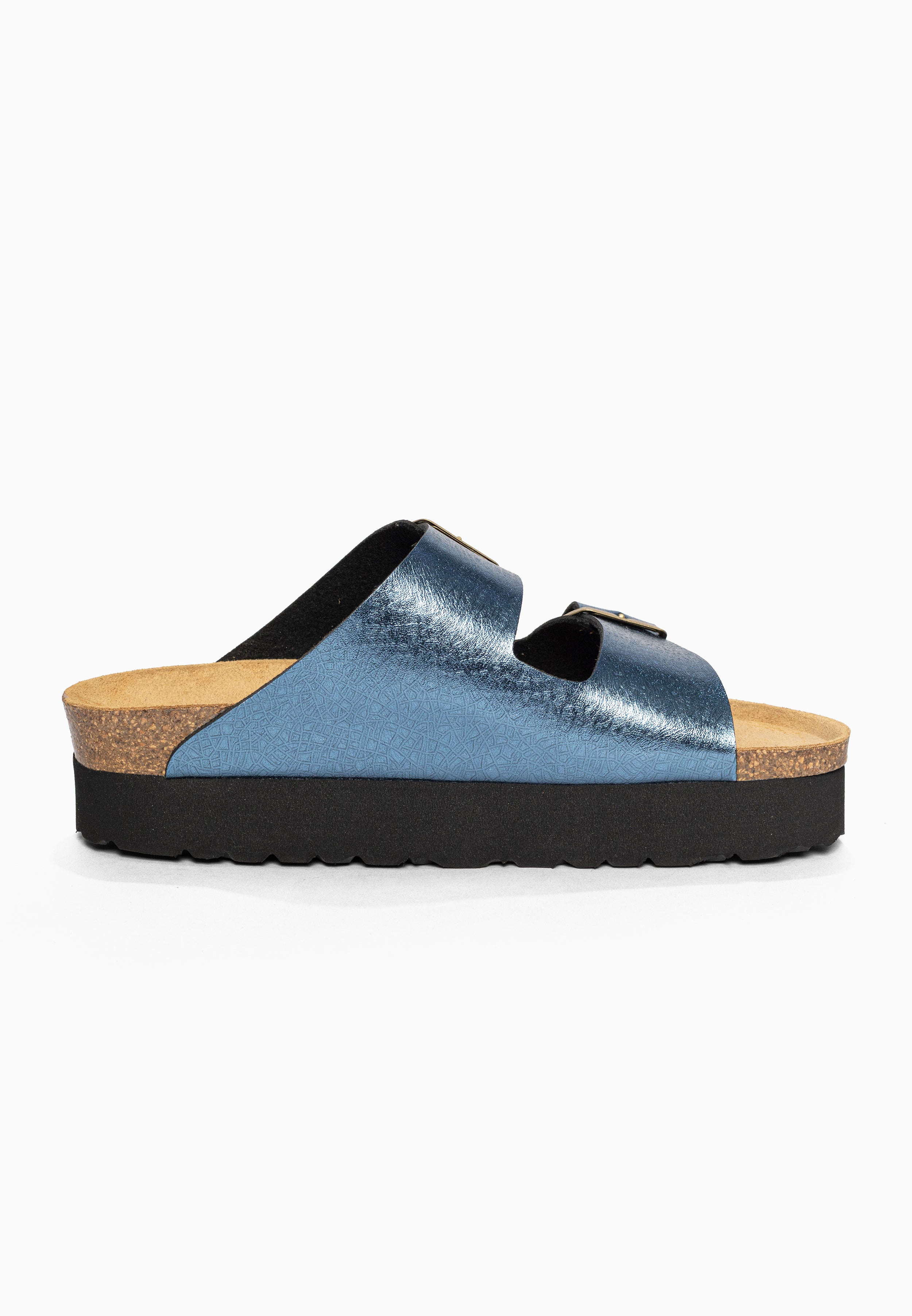 Sandales à Plateforme Japet Bleu Bayton pour Femme