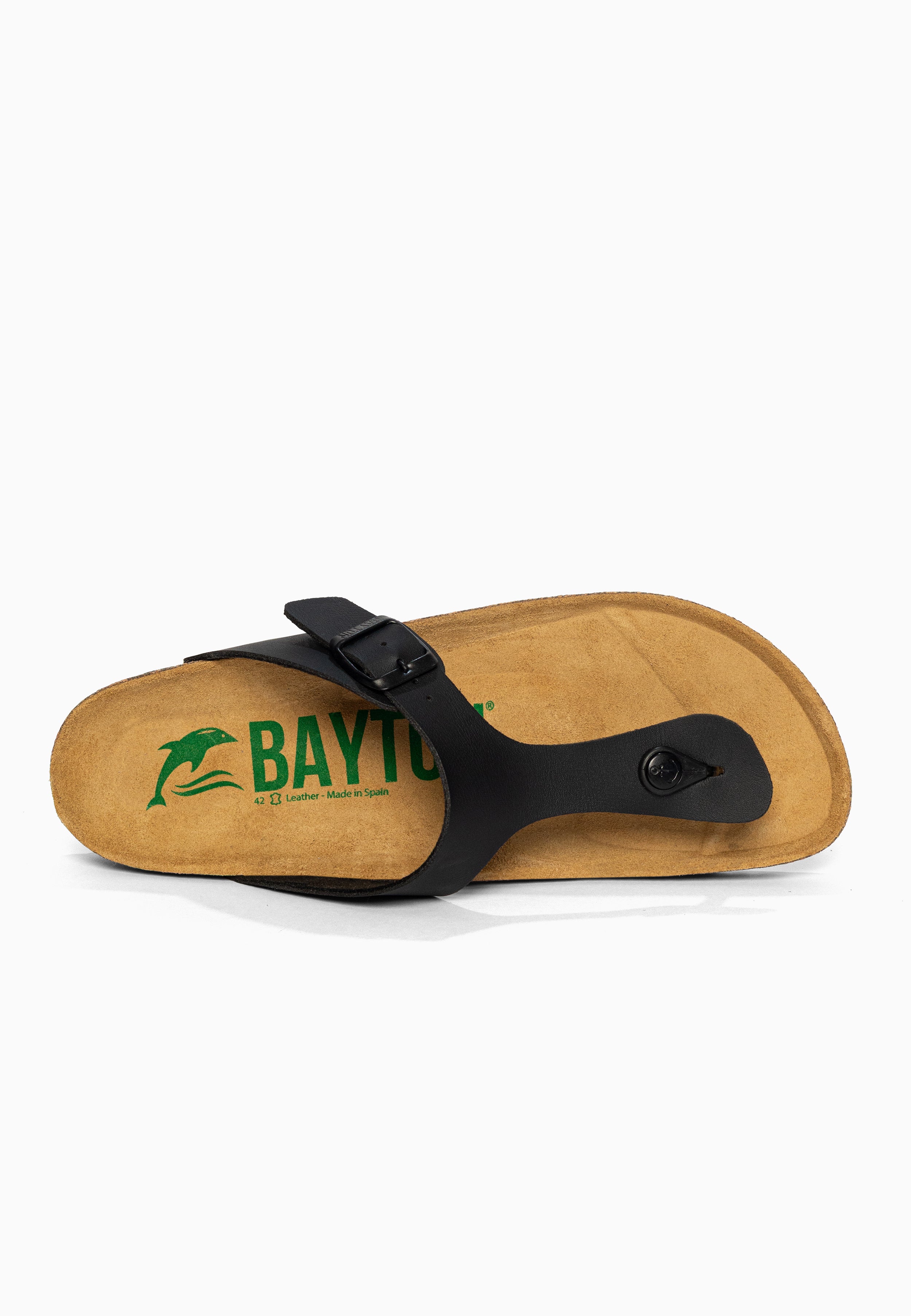 Sandales à Entre-doigts Mercure Noir Bayton pour Homme