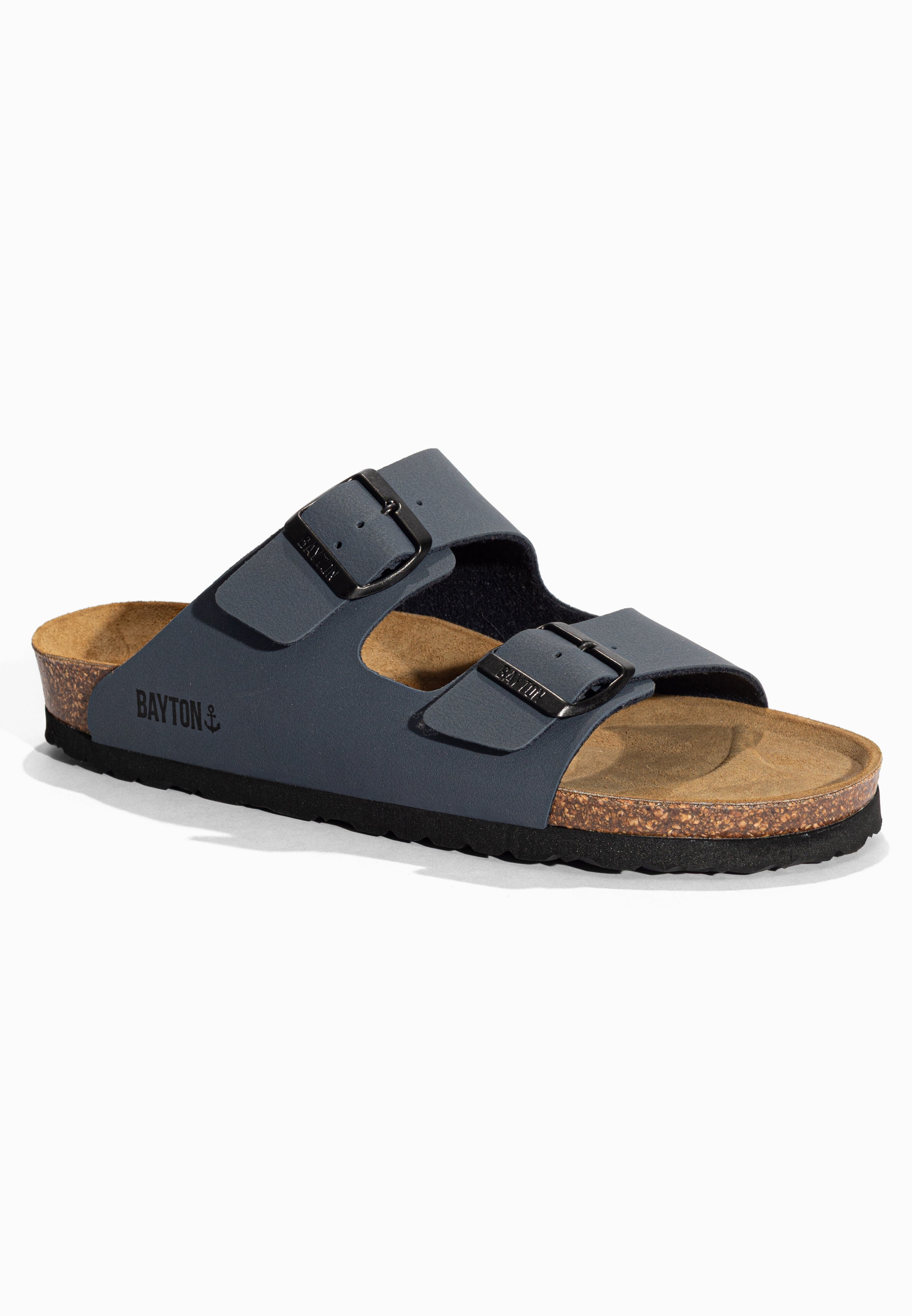 Sandales 2 Brides Atlas Bleu marine Bayton pour Homme