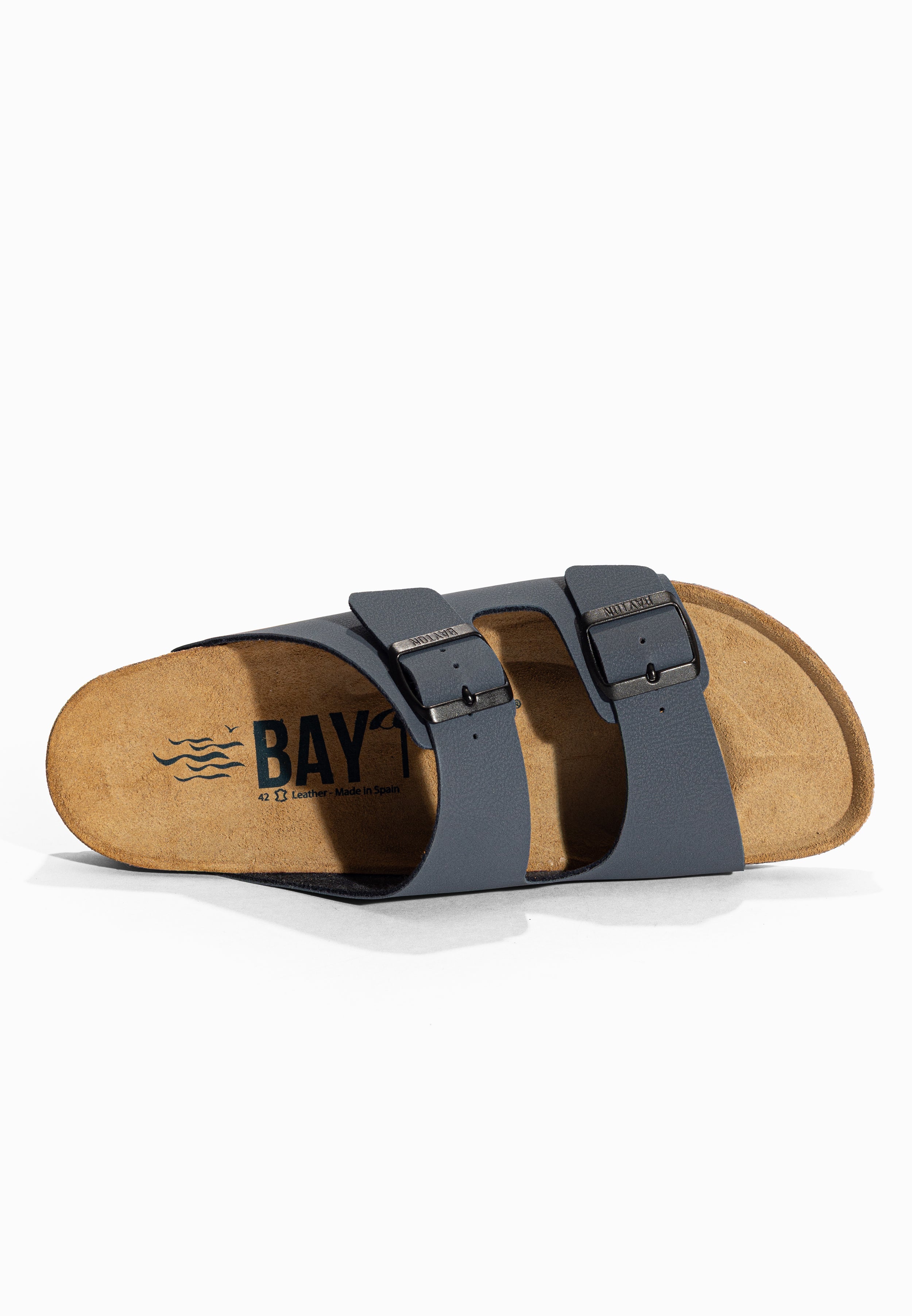 Sandales 2 Brides Atlas Bleu marine Bayton pour Homme