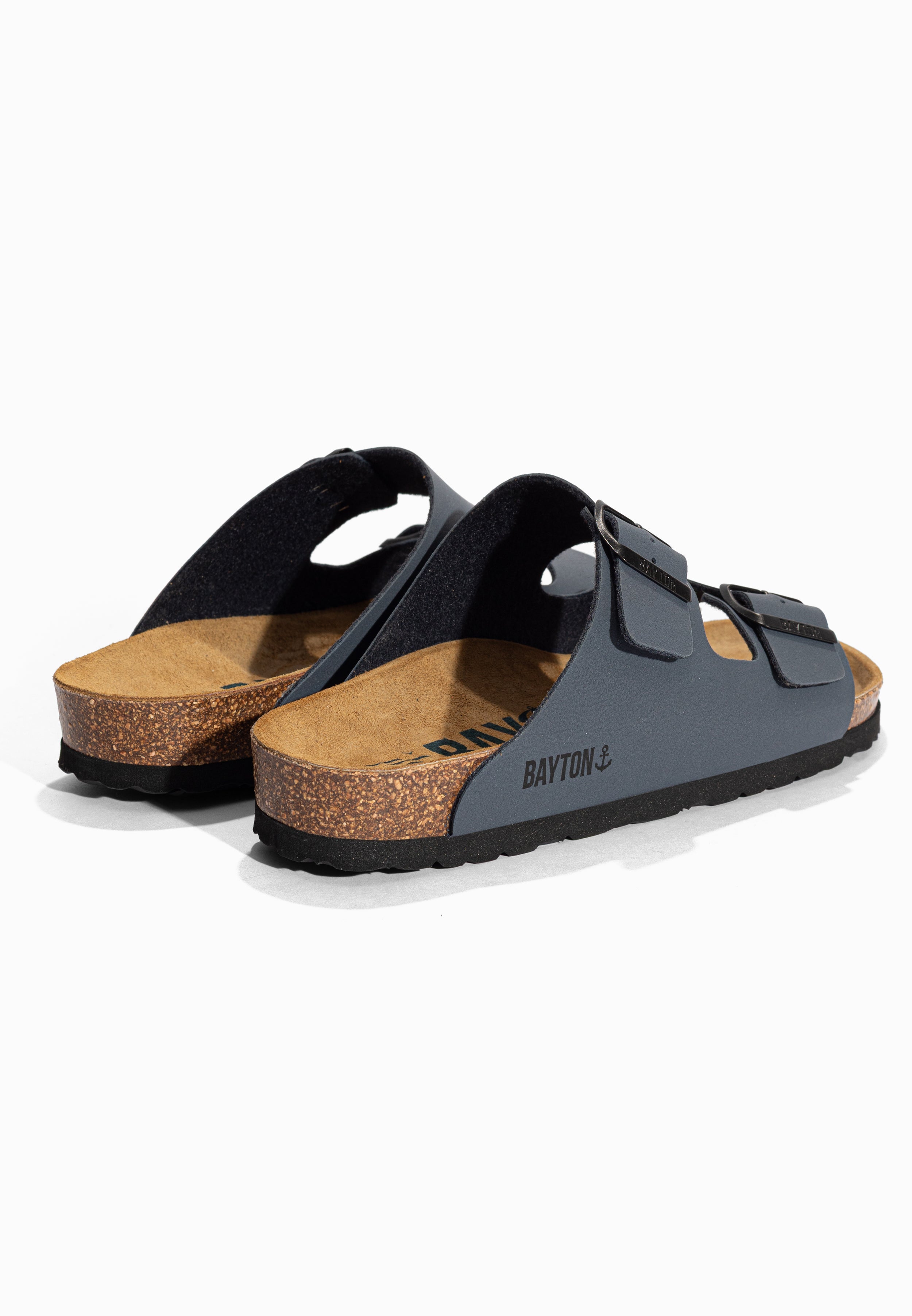 Sandales 2 Brides Atlas Bleu marine Bayton pour Homme