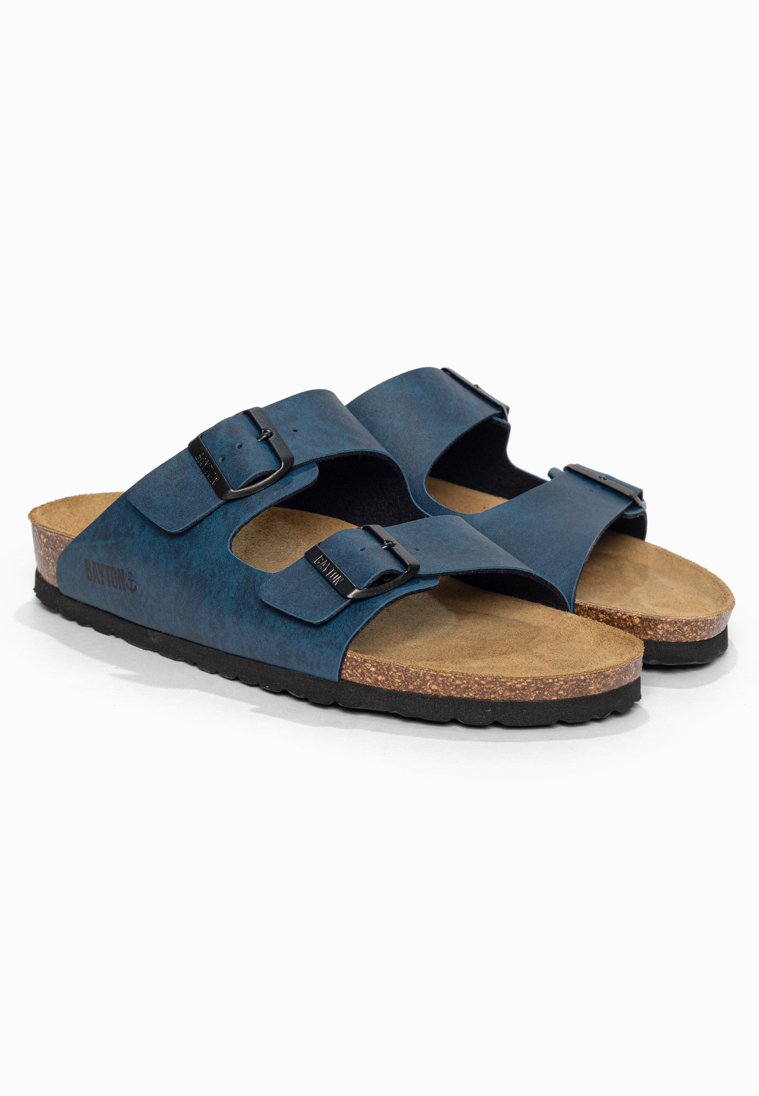 Sandales 2 Brides Atlas Bleu Bayton pour Homme