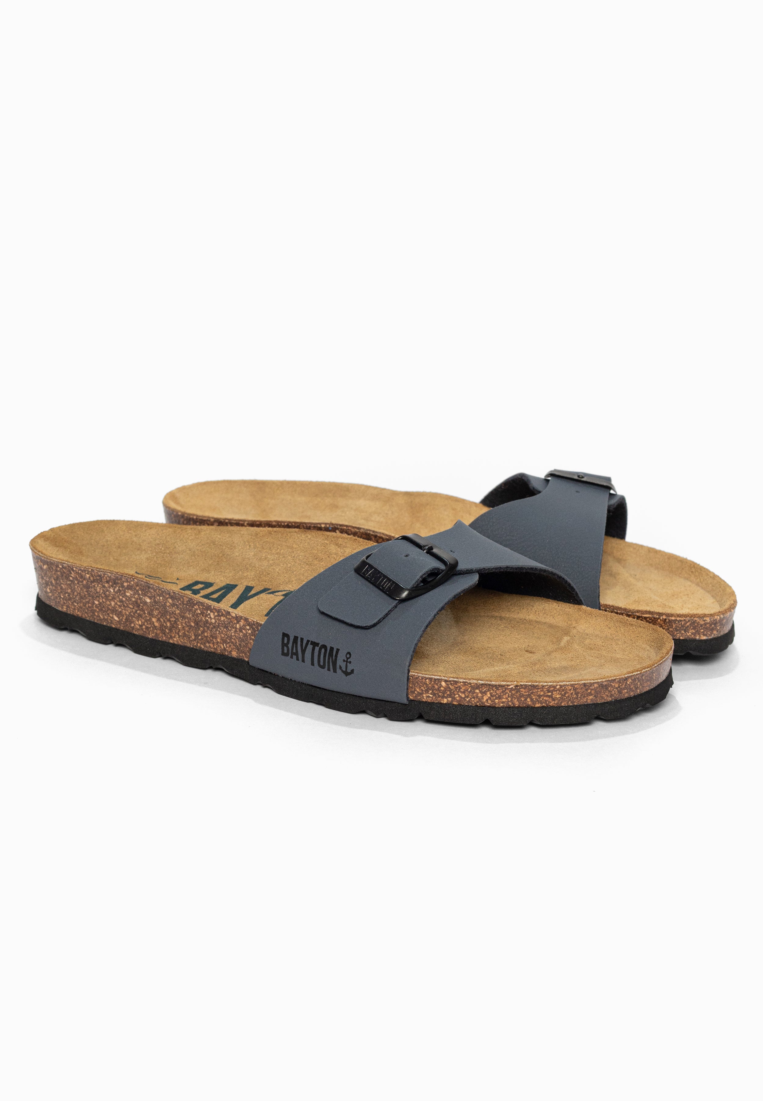 Sandales 1 Bride Zephyr Bleu marine Bayton pour Homme