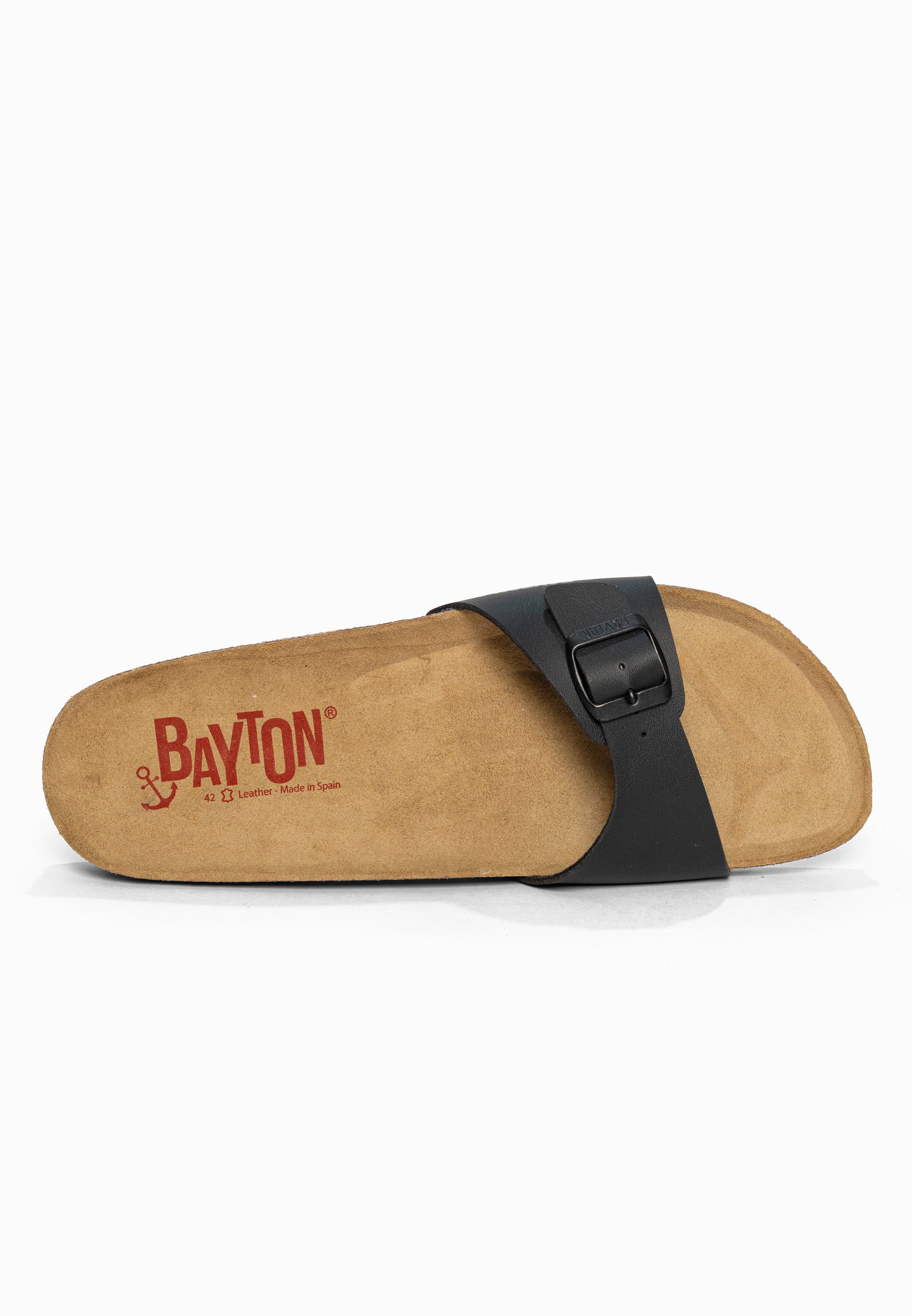 Sandales 1 Bride Zephyr Noir Bayton pour Homme