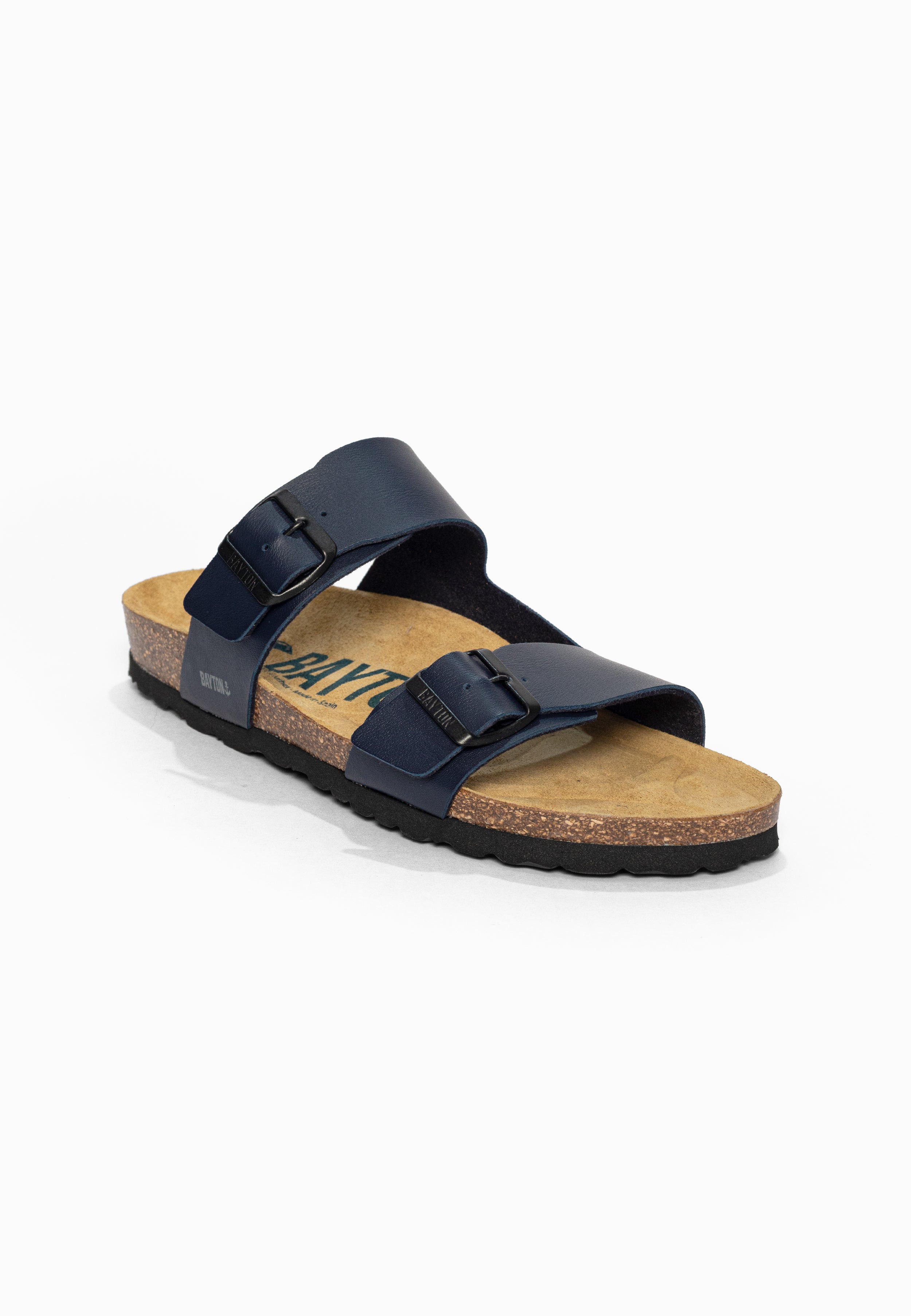 Sandales 2 Brides Ilithyie Bleu marine Bayton pour Homme