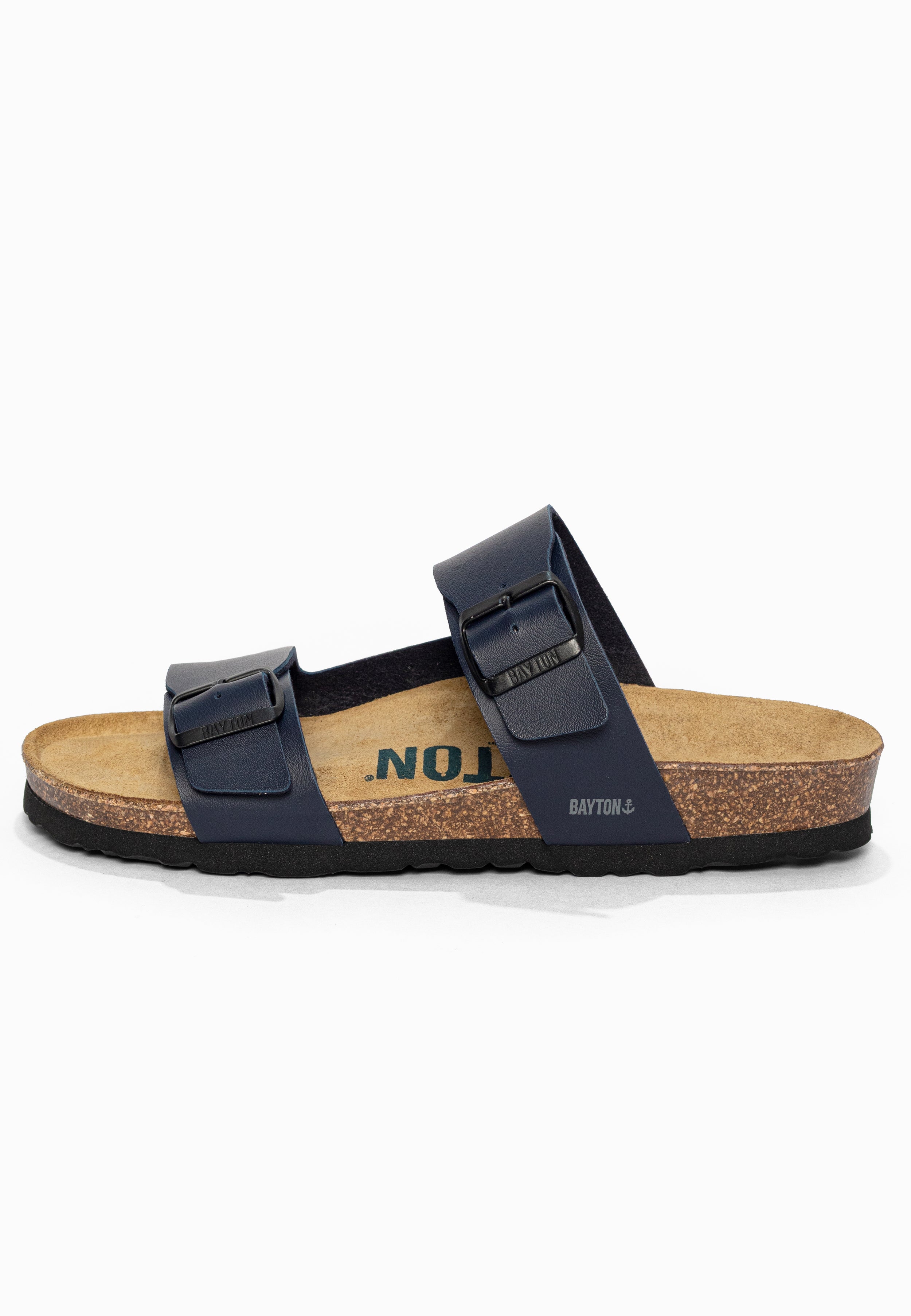 Sandales 2 Brides Ilithyie Bleu marine Bayton pour Homme
