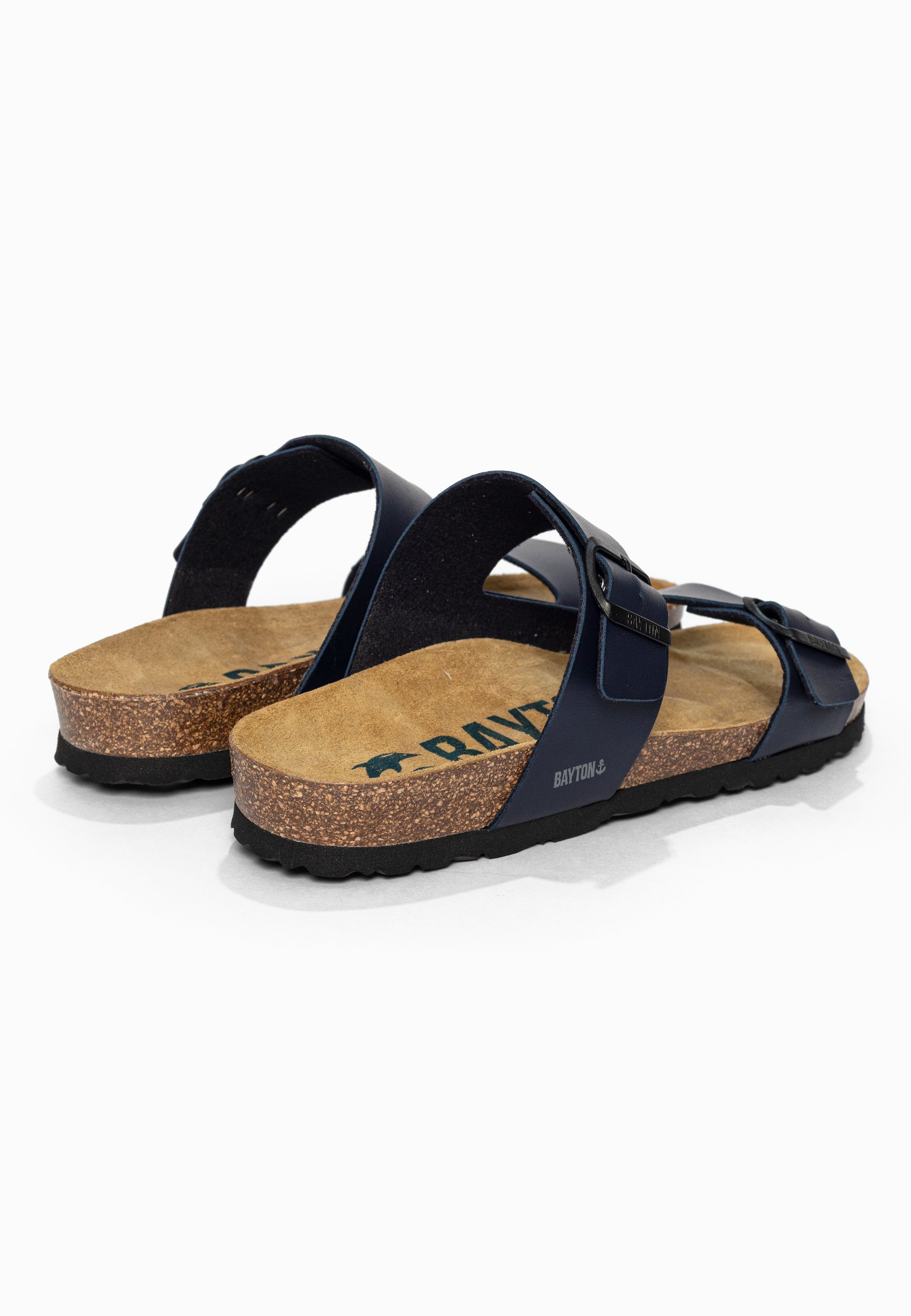 Sandales 2 Brides Ilithyie Bleu marine Bayton pour Homme