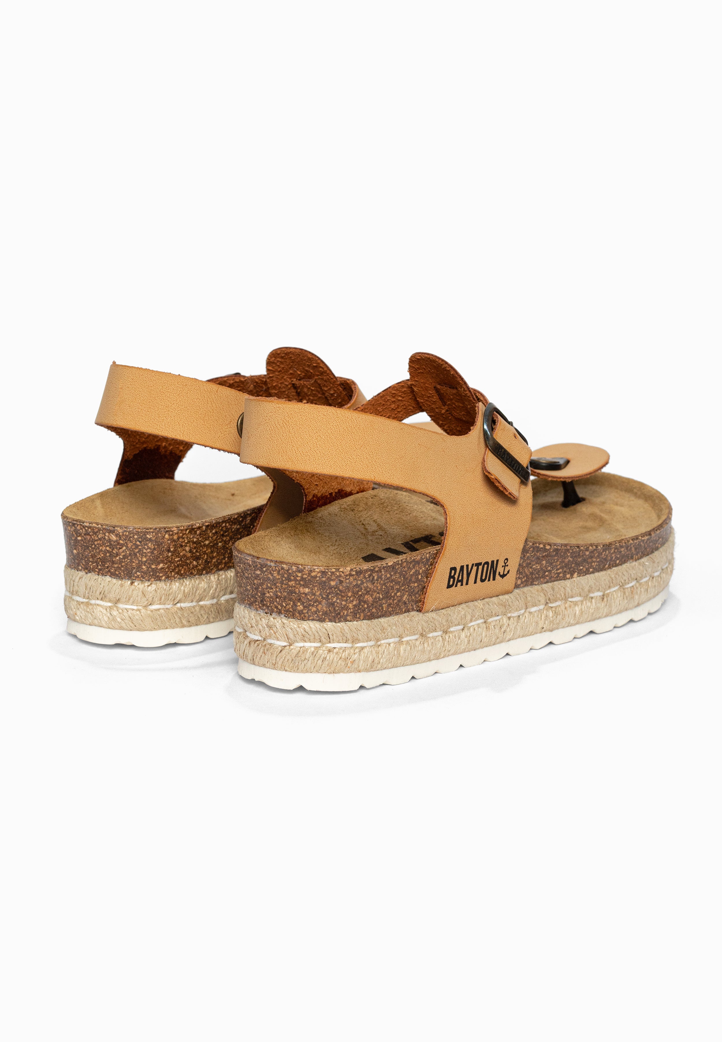 Sandales à Plateforme Celiane Camel Bayton pour Femme