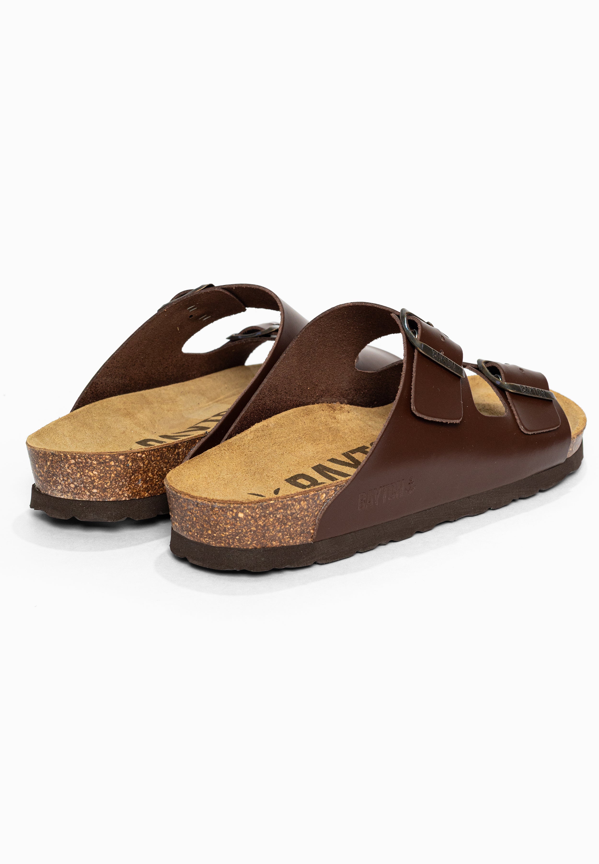 Sandales 2 Brides Atlas Marron Bayton pour Homme