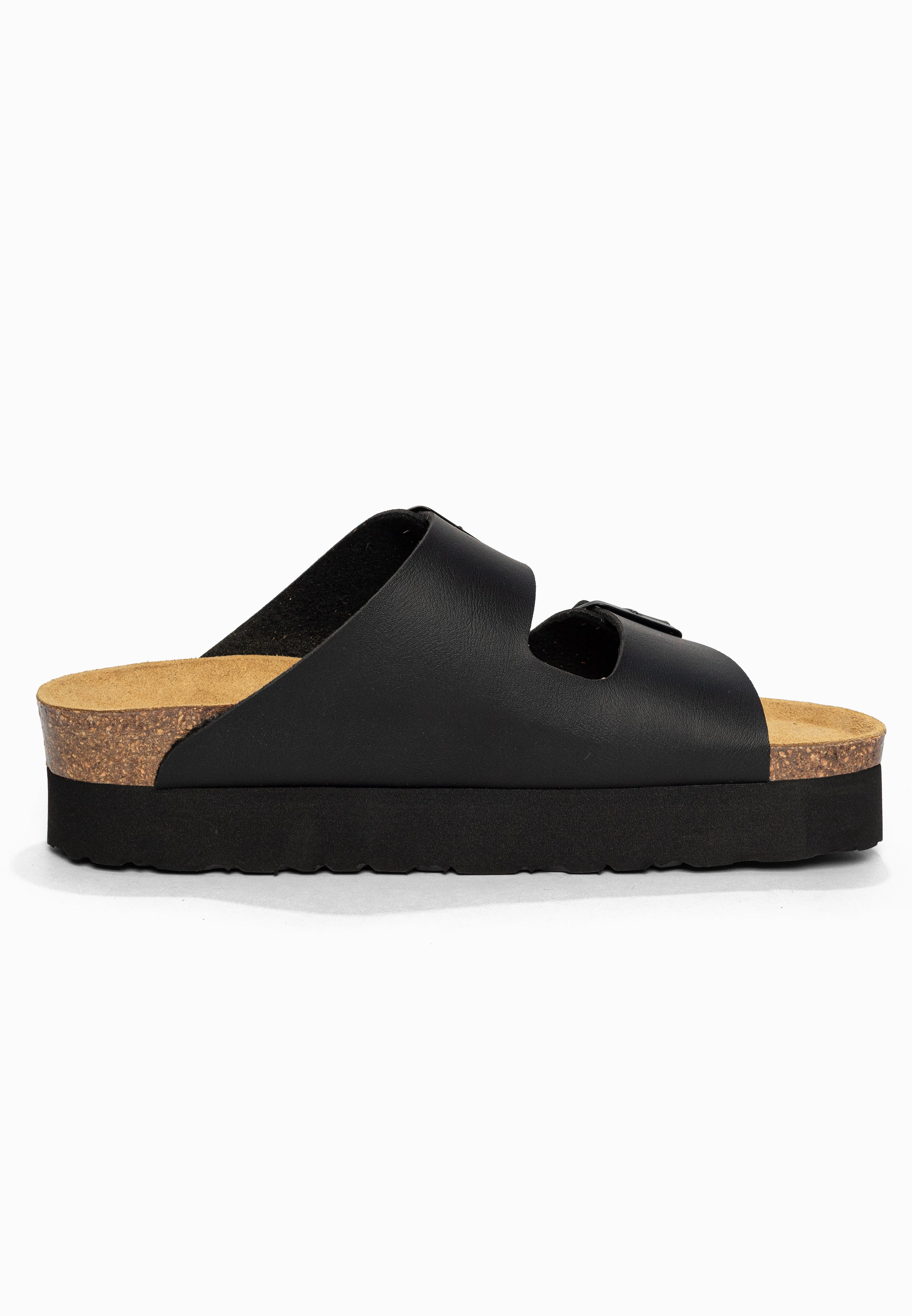 Sandales à Plateforme Japet Noir Bayton pour Femme