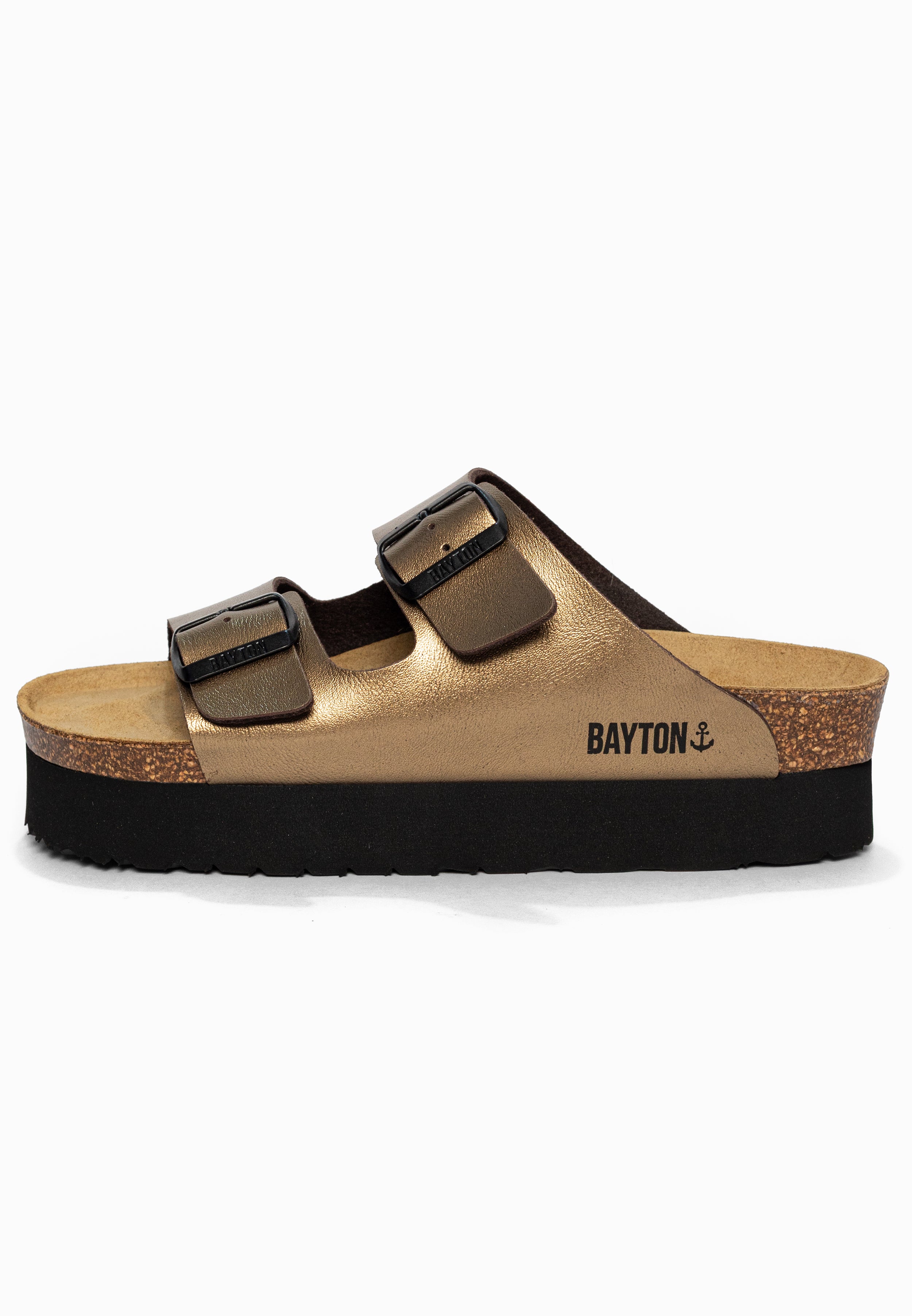 Sandales à Plateforme Japet Bronze Bayton pour Femme