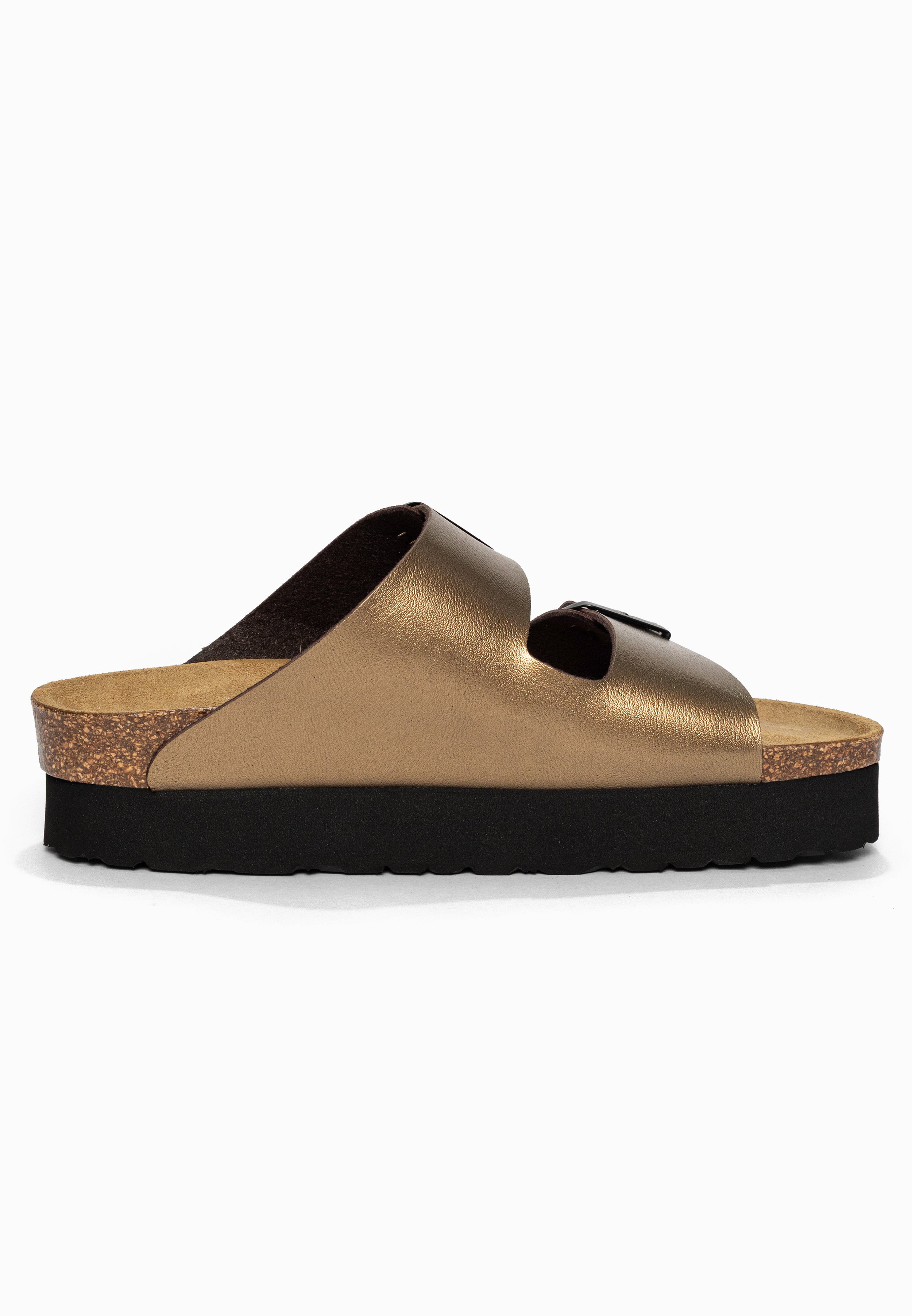 Sandales à Plateforme Japet Bronze Bayton pour Femme