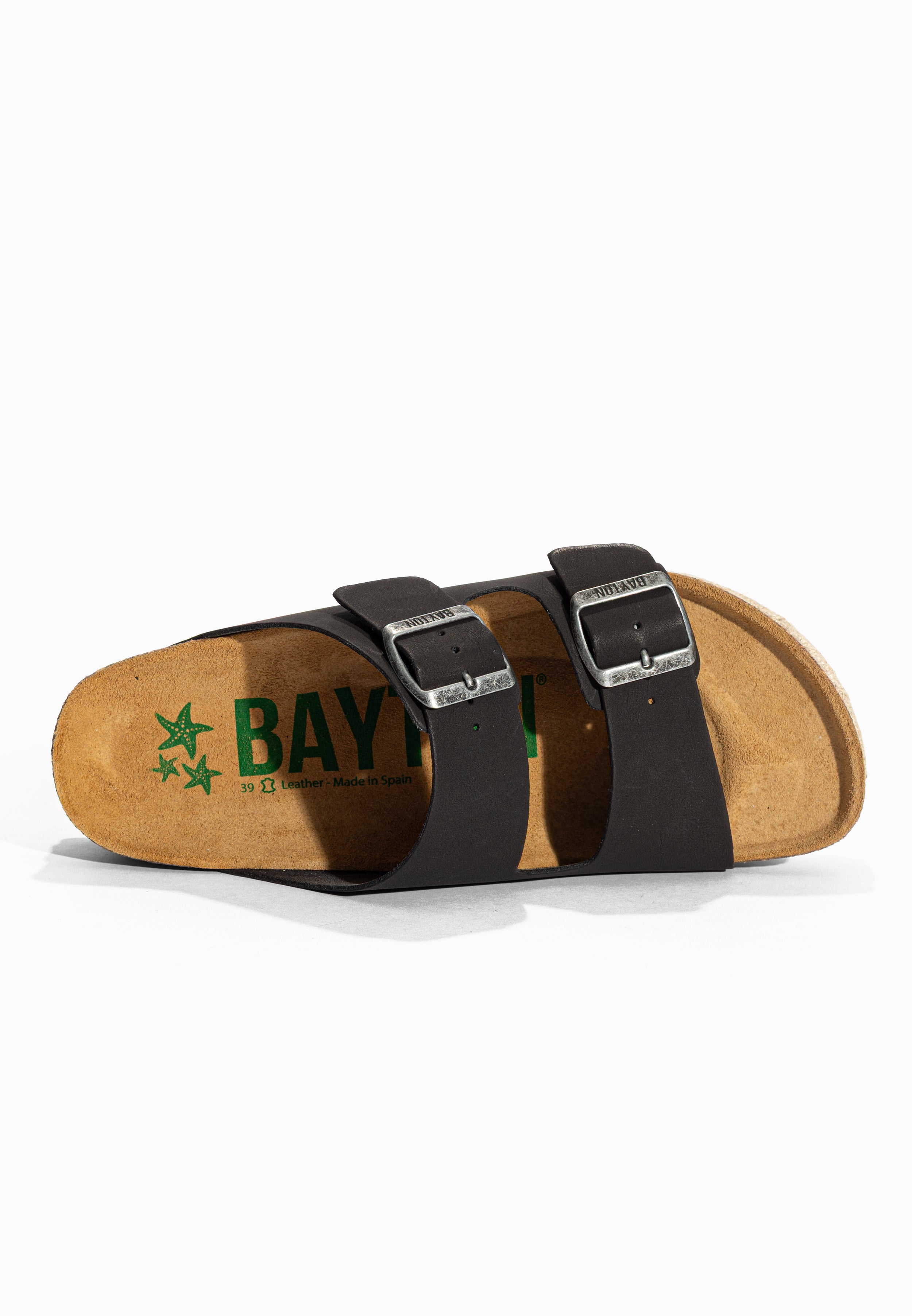 Sandales à Plateforme Alcee Noir Bayton pour Femme