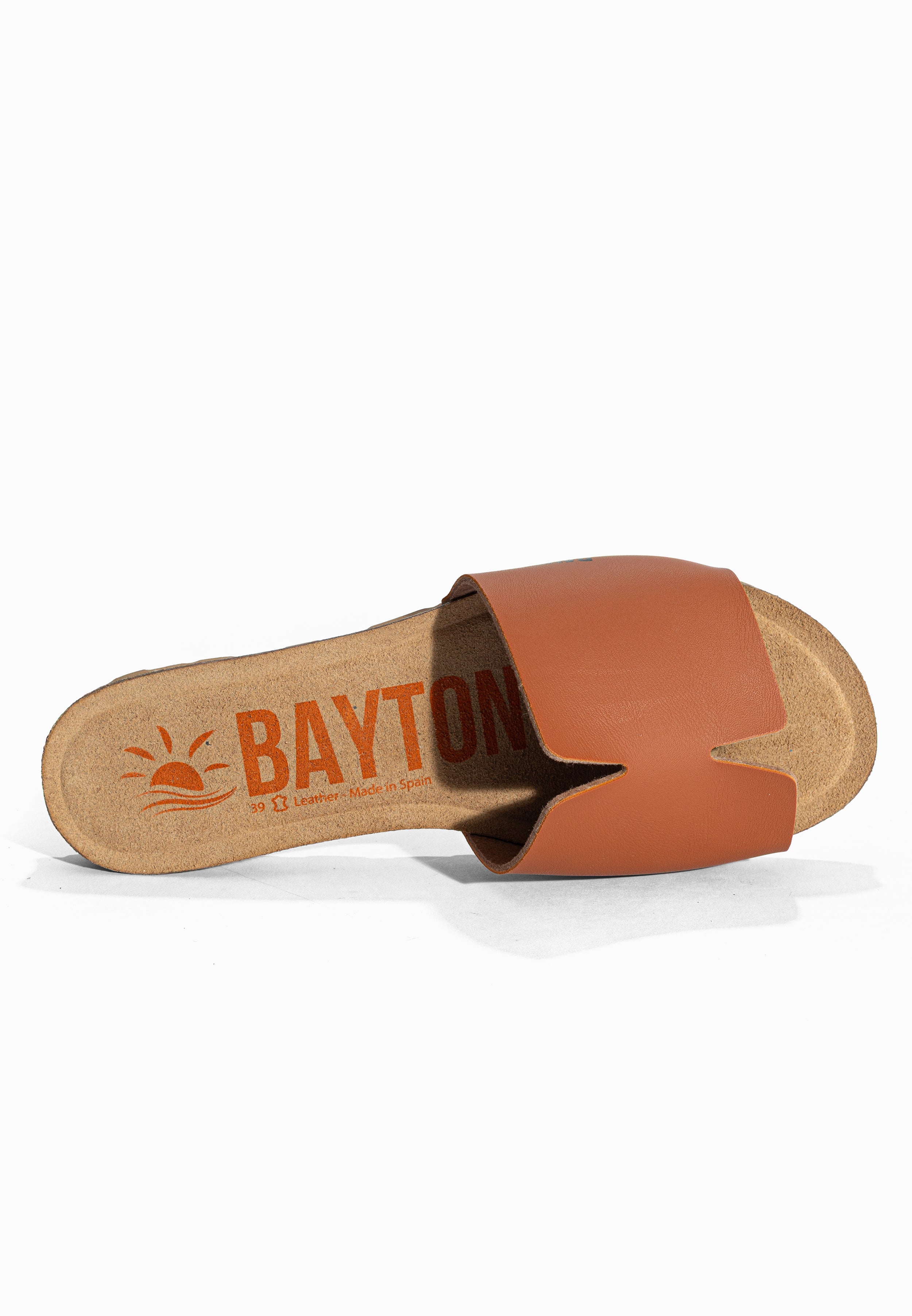 Sandales 1 Bride Djilian Slim Camel Bayton pour Femme