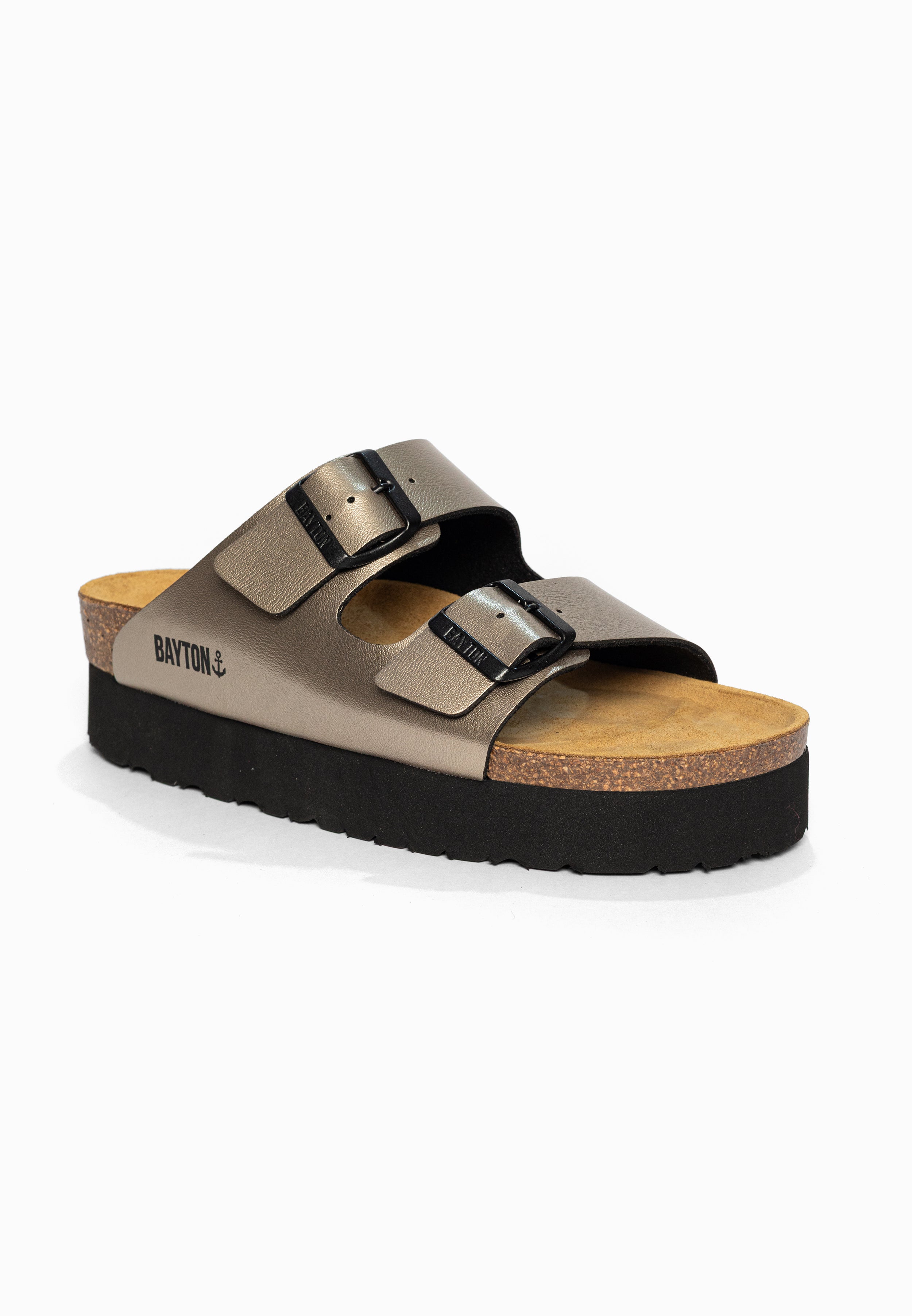 Sandales à Plateforme Japet Mocha Bayton pour Femme